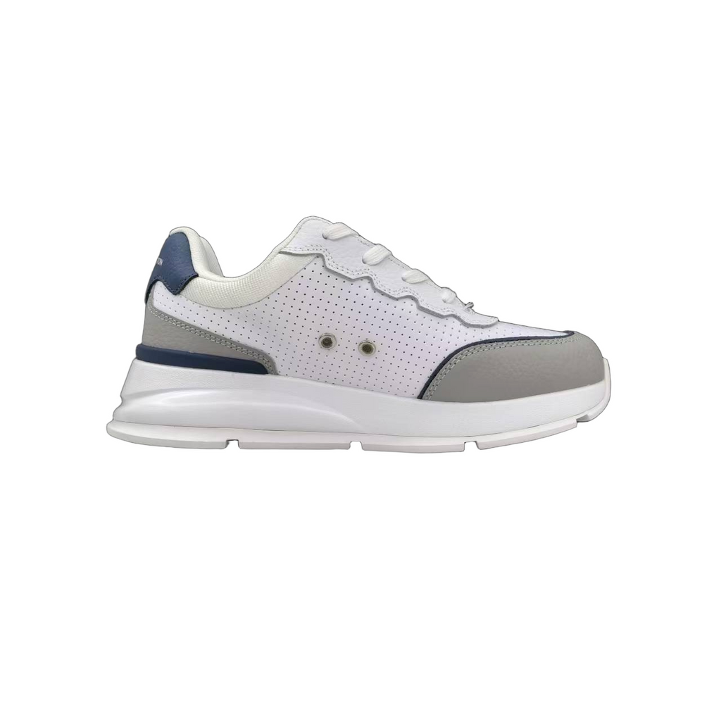 Luxury Lou Paris Classic Trainers Navy Blue White Shoes Sneakers