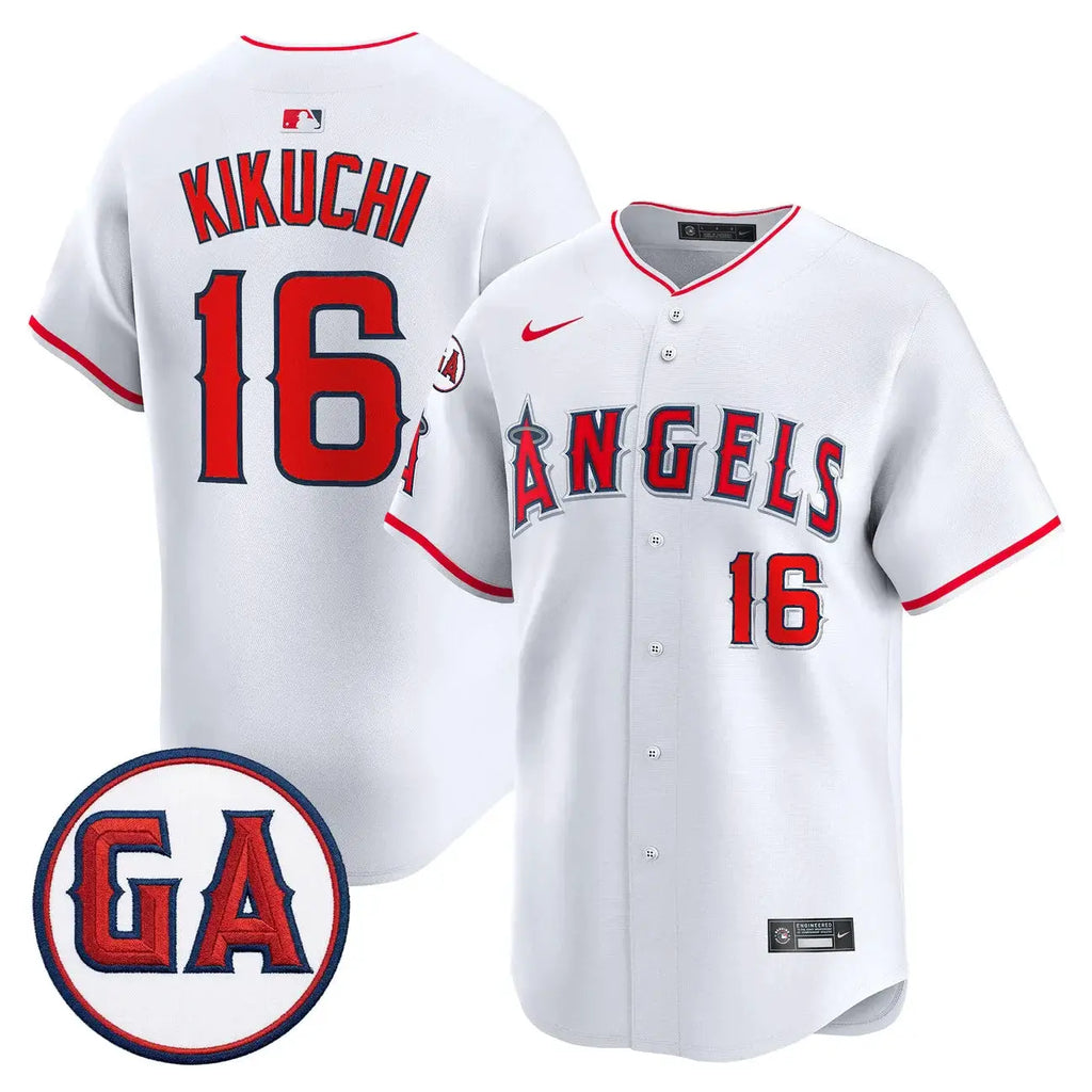 Men Los Angeles Angels 'Garret Anderson Tribute Patch' Vapor Premier Limited Jersey - All Stitched