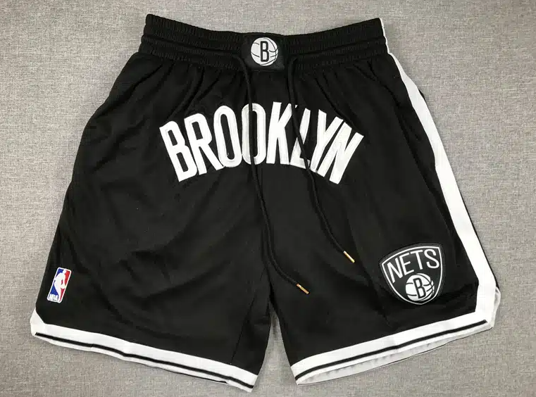 Brooklyn Nets Icon Swingman Shorts – Black