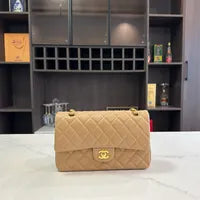Women’s Luxury Handbag High-Quality Leather Classic Chain Quilted Bag