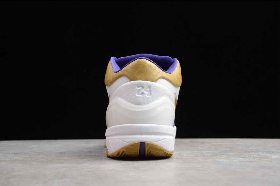 NK Kobe 4 Purple White Varsity Gold Metallic