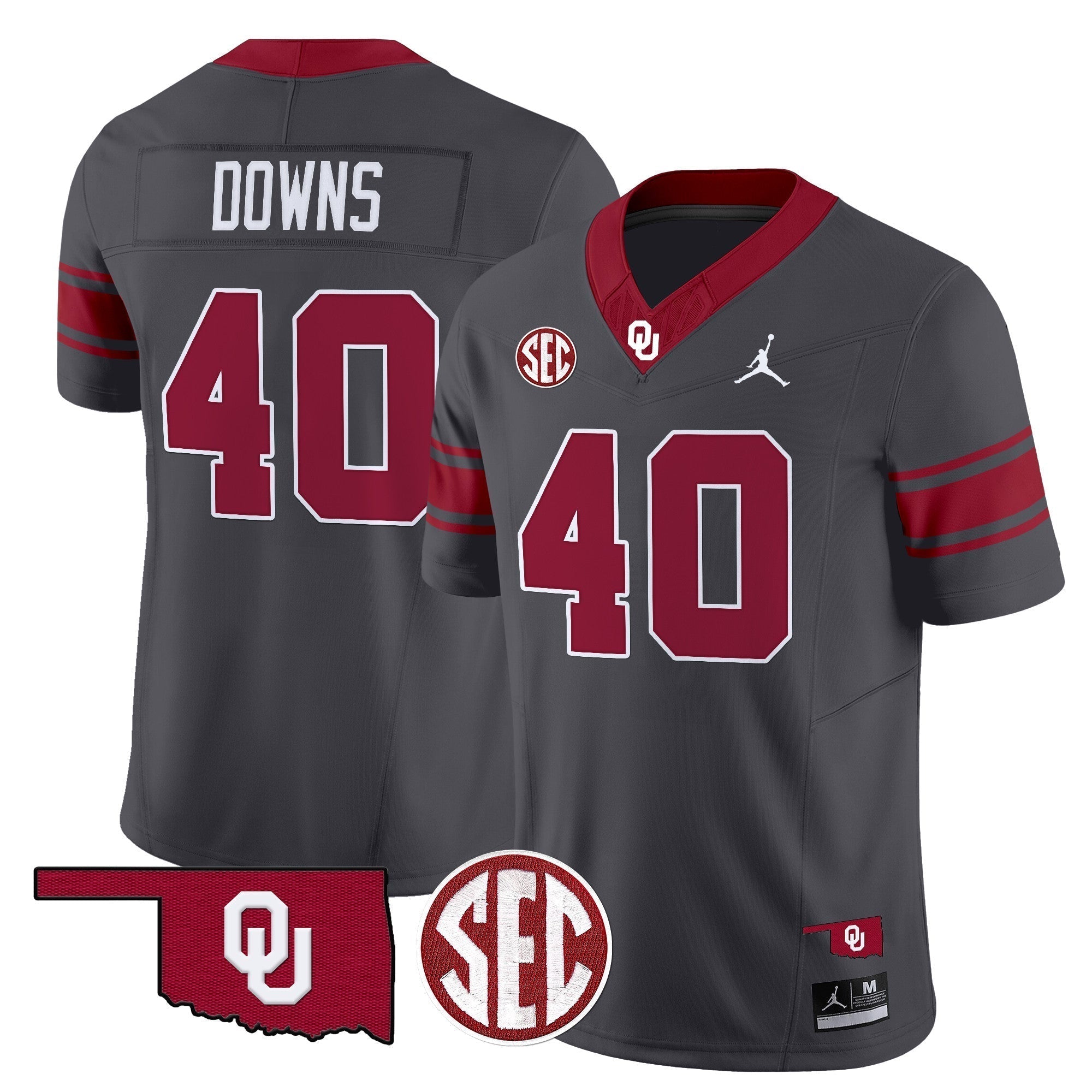 Men Oklahoma Sooners Throwback Vapor Limited Jersey - All Stitched