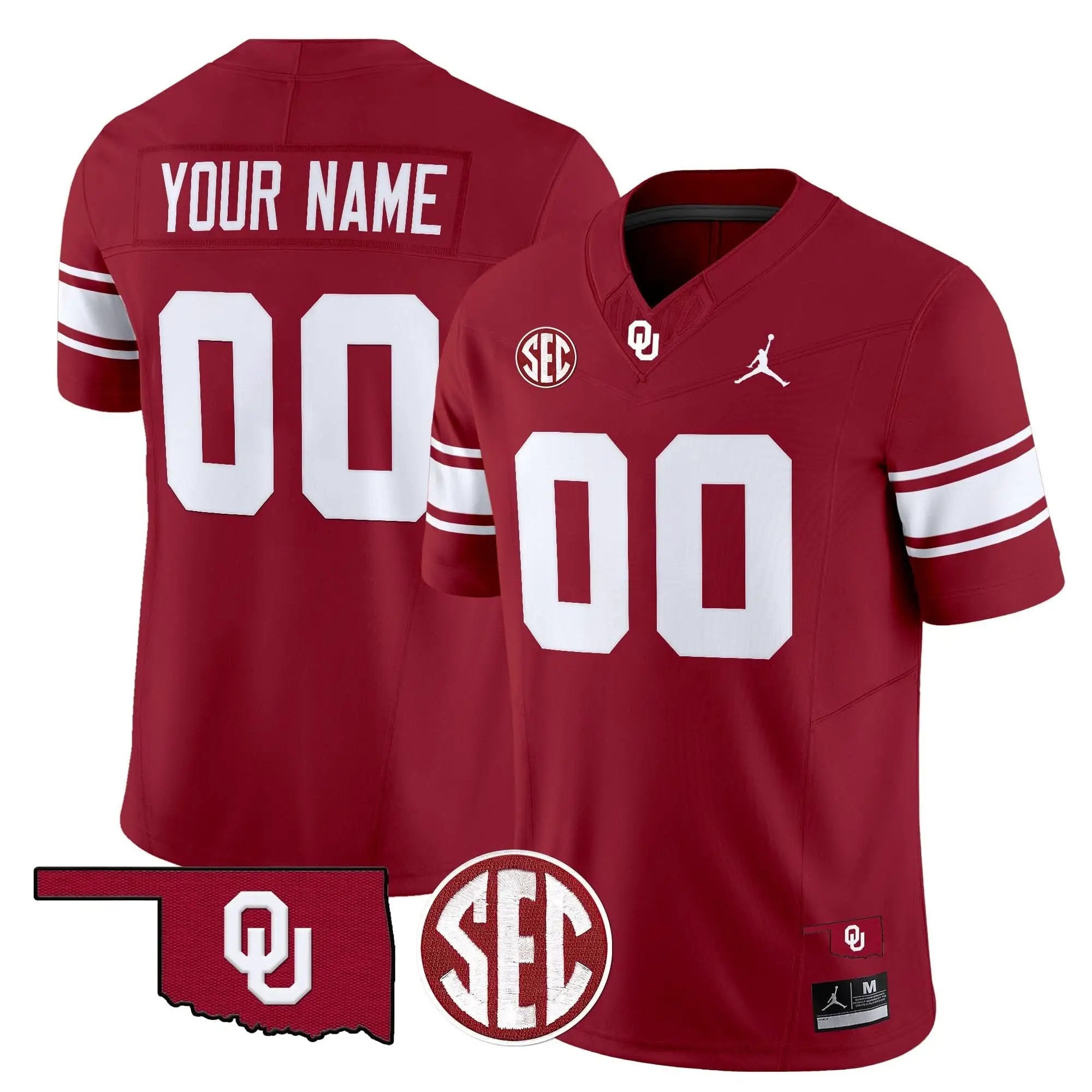 Oklahoma Sooners Football Throwback Vapor Limited Custom Jersey