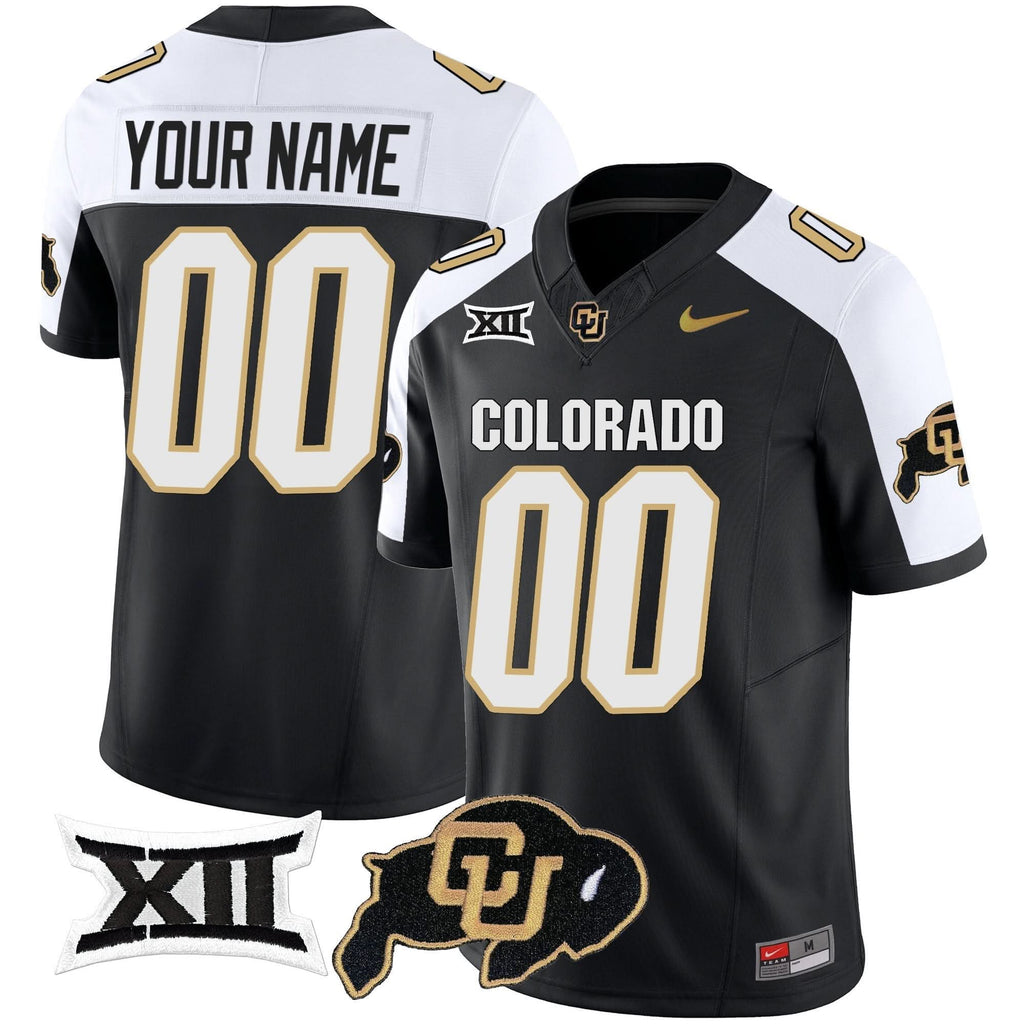 Custom Colorado Buffaloes Jersey Vapor Limited V2 - Big 12 XII Patch - All Stitched