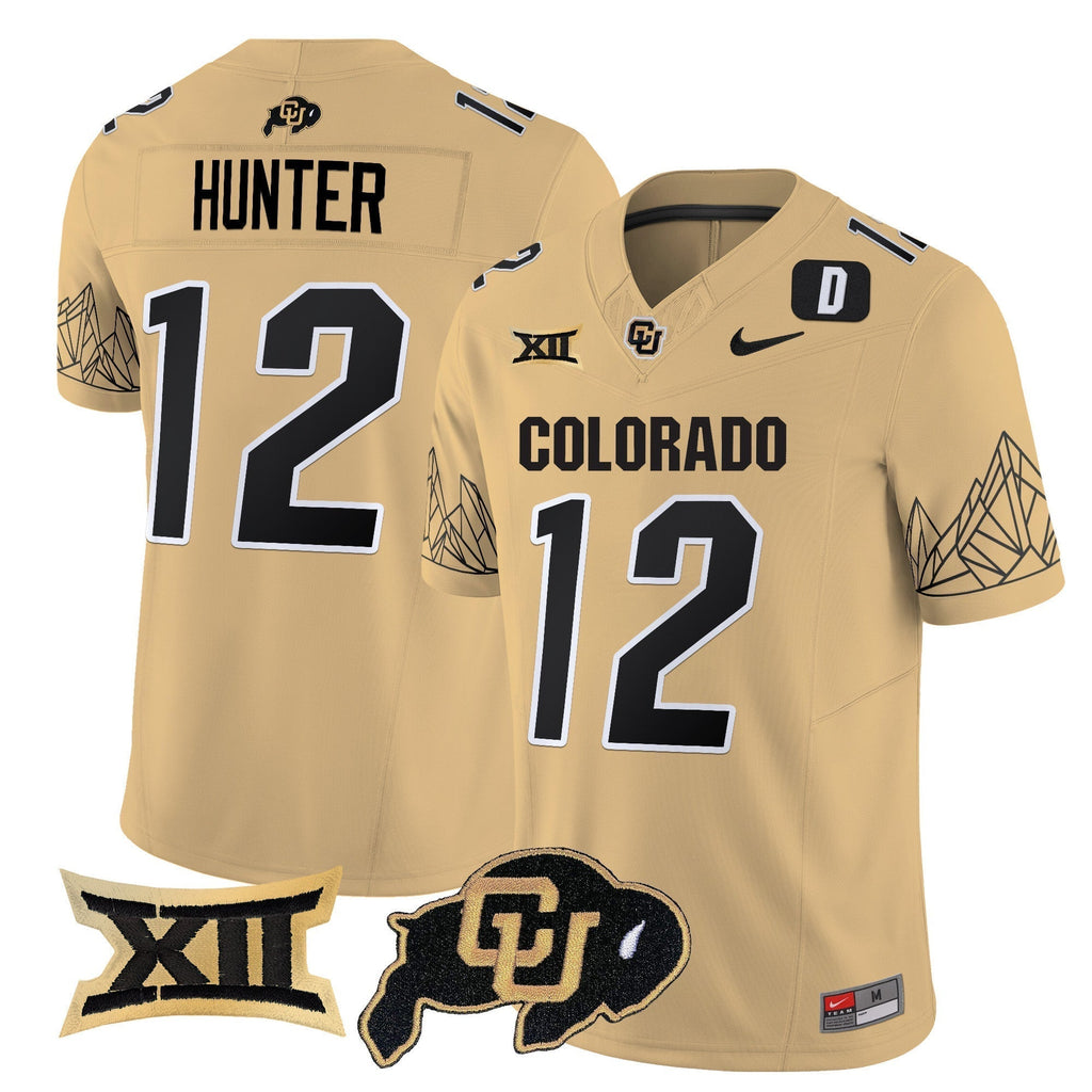 Men Colorado Buffaloes Vapor Limited Jersey V3 - Big 12 XII Patch - All Stitched