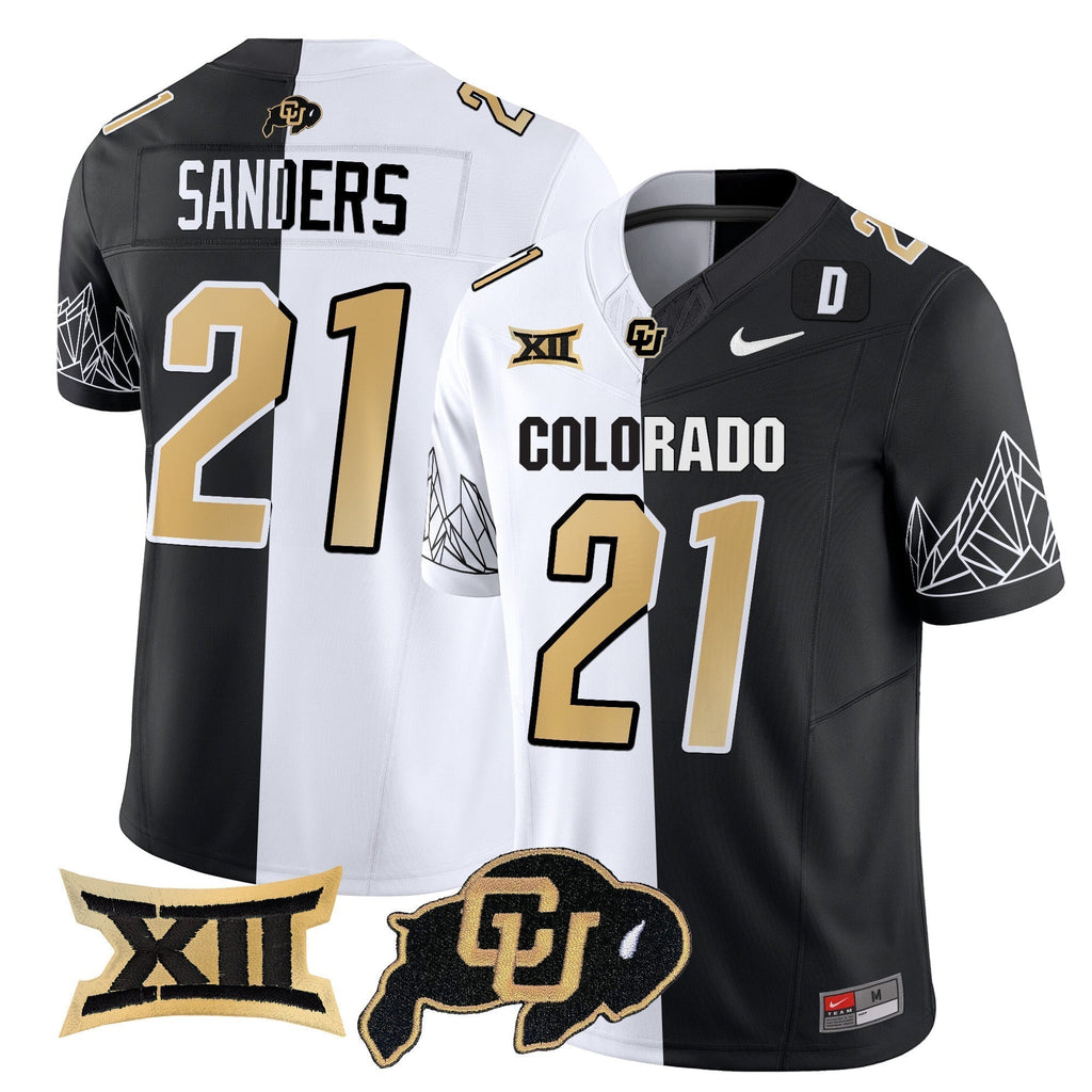 Men Colorado Buffaloes Vapor Limited Jersey V3 - Big 12 XII Patch - All Stitched