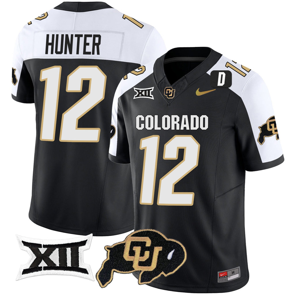 Men Colorado Buffaloes Vapor Limited Jersey V2 - Big 12 XII Patch - All Stitched