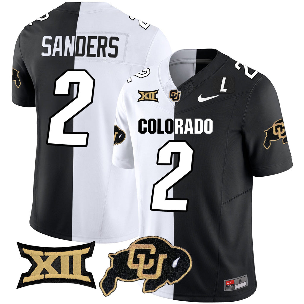 Men Colorado Buffaloes Vapor Limited Jersey V2 - Big 12 XII Patch - All Stitched