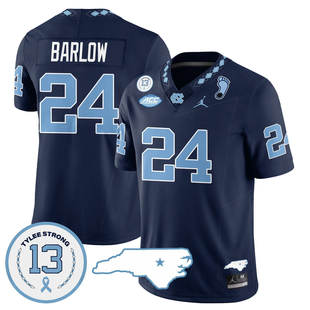 Men North Carolina Tar Heels Football 2024 Vapor Jersey - All Stitched