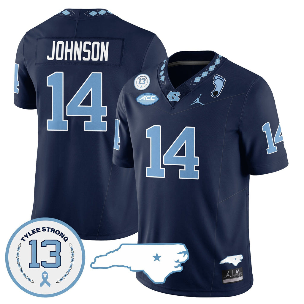 Men North Carolina Tar Heels Football 2024 Vapor Jersey - All Stitched