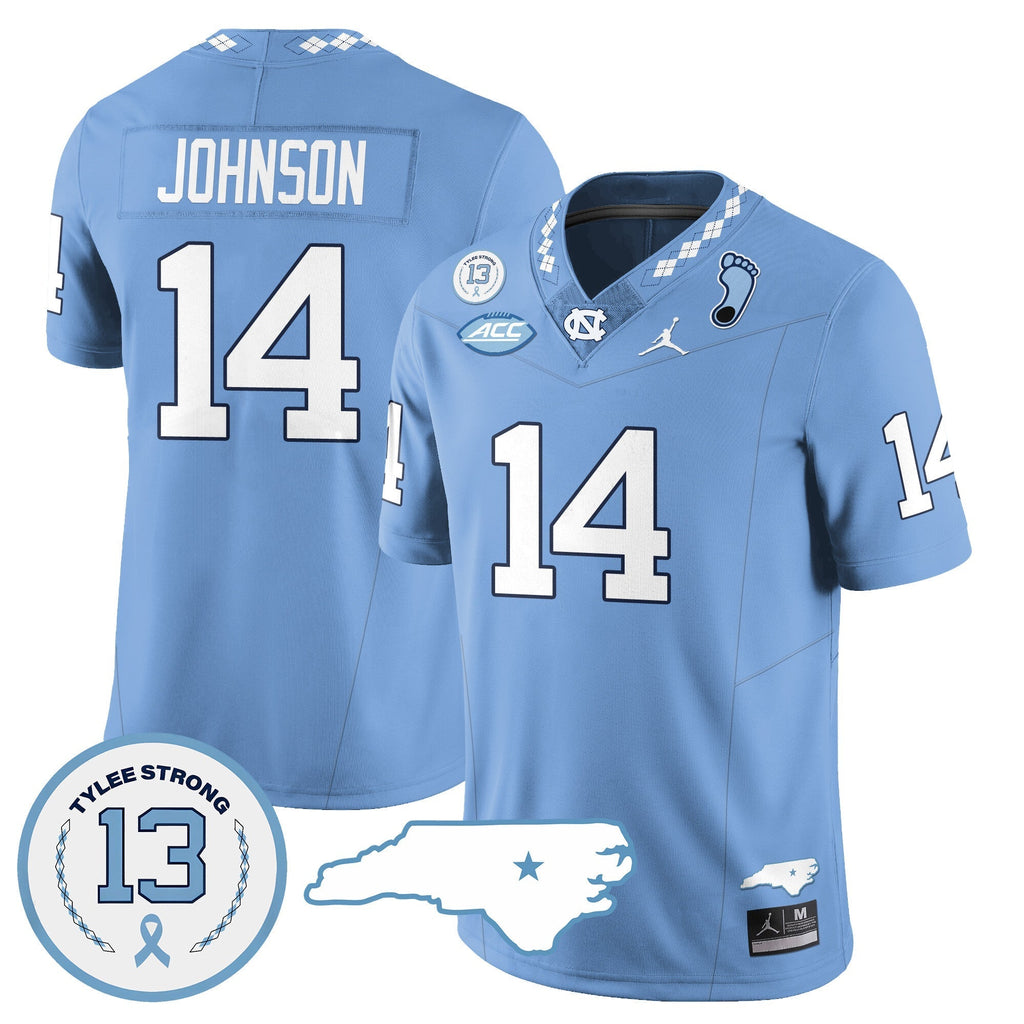 Men North Carolina Tar Heels Football 2024 Vapor Jersey - All Stitched