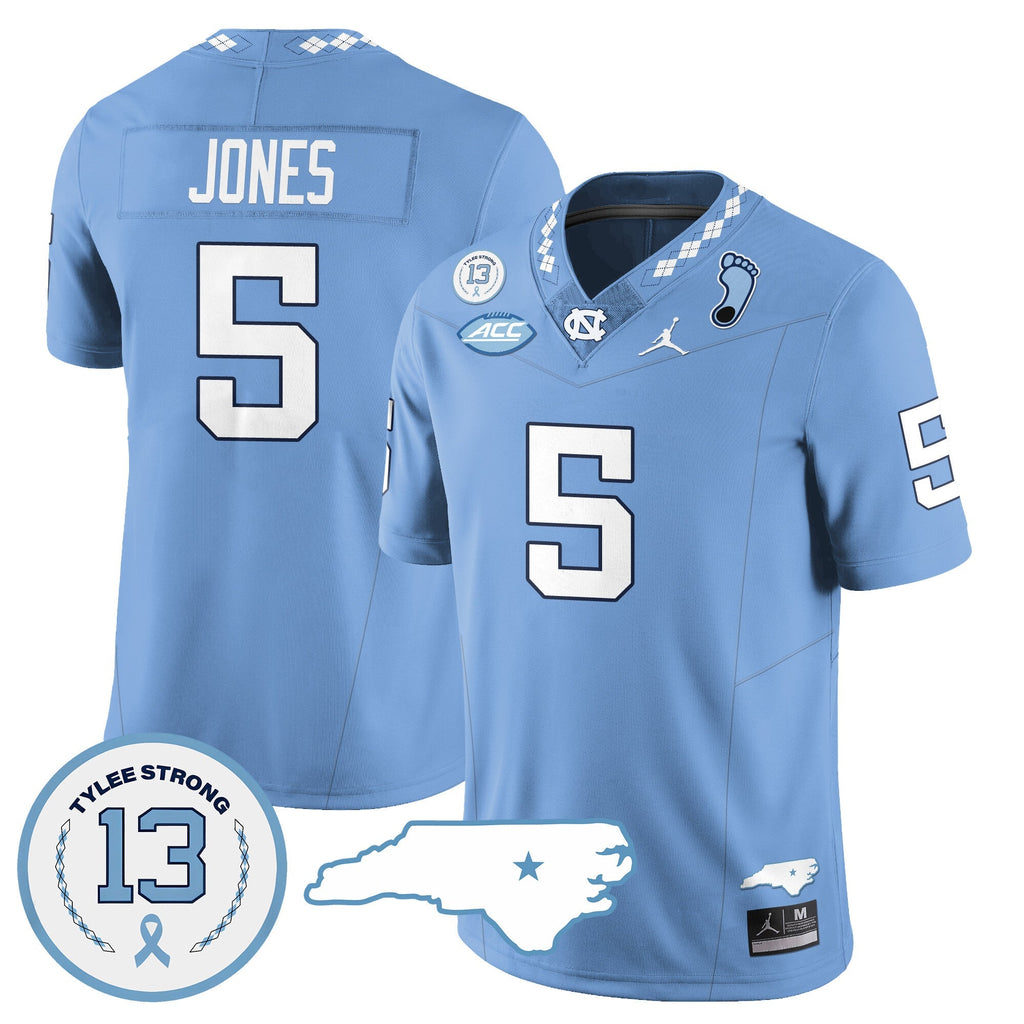 Men North Carolina Tar Heels Football 2024 Vapor Jersey - All Stitched