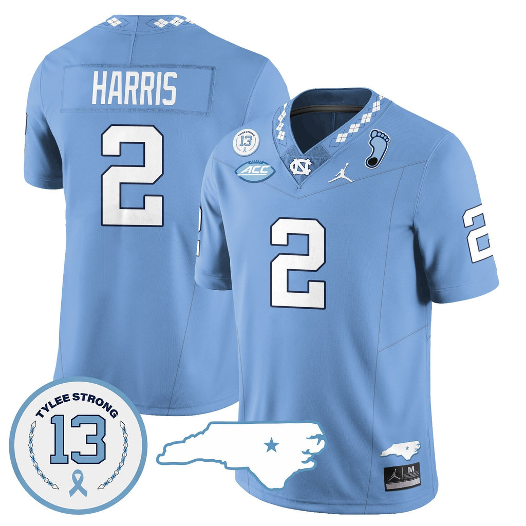 Men North Carolina Tar Heels Football 2024 Vapor Jersey - All Stitched