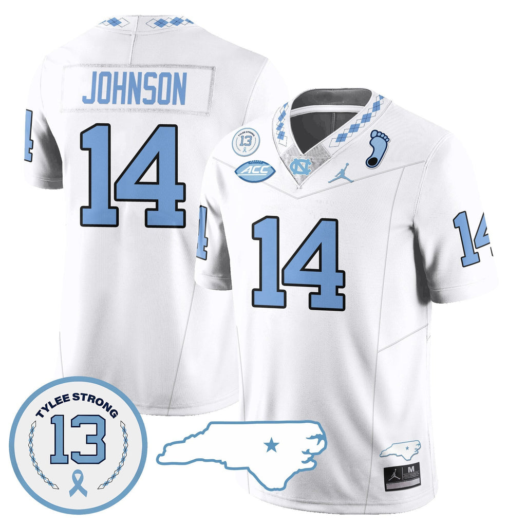 Men North Carolina Tar Heels Football 2024 Vapor Jersey - All Stitched