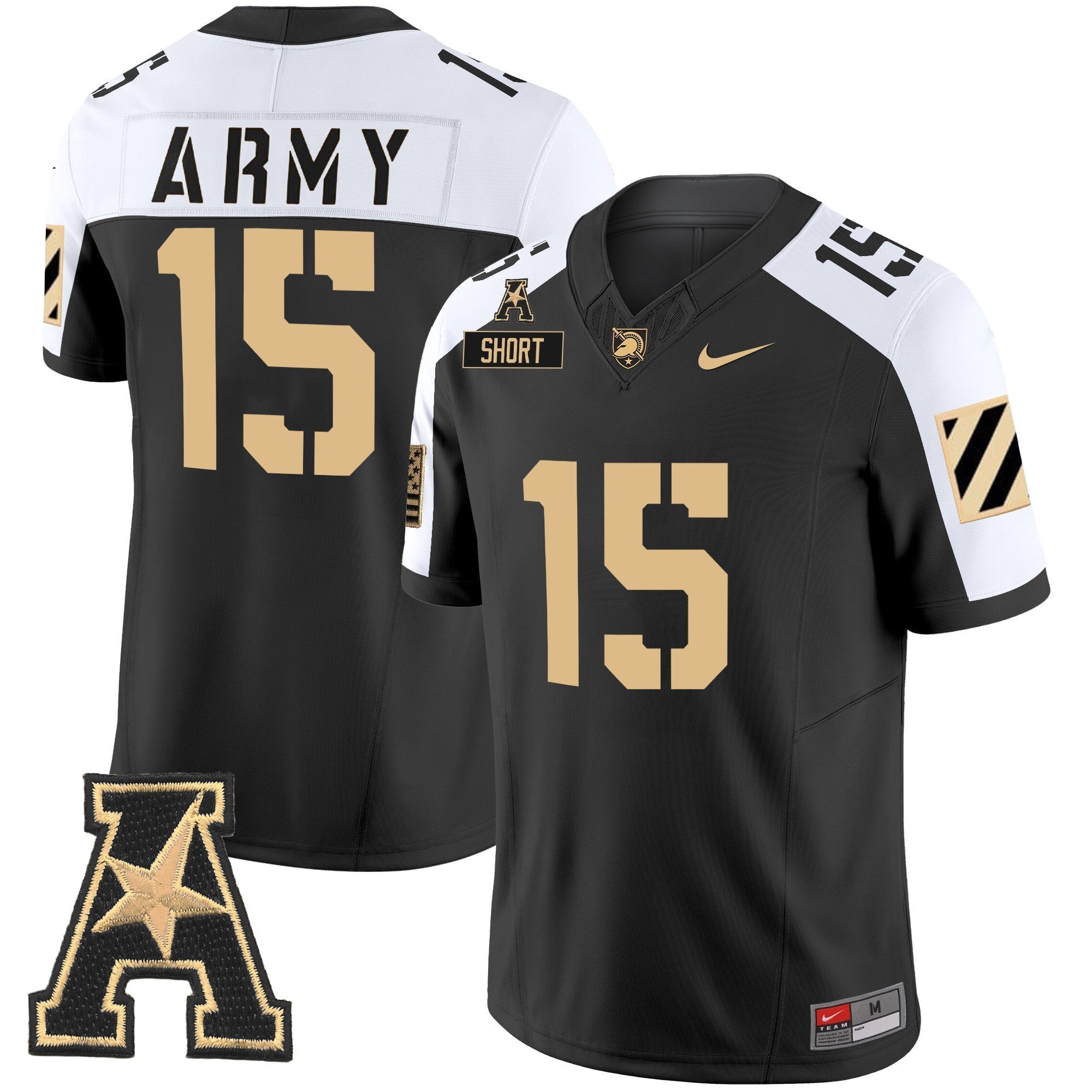Men Army Black Knights 2024 Vapor Limited Jersey - AAC Patch - All Stitched