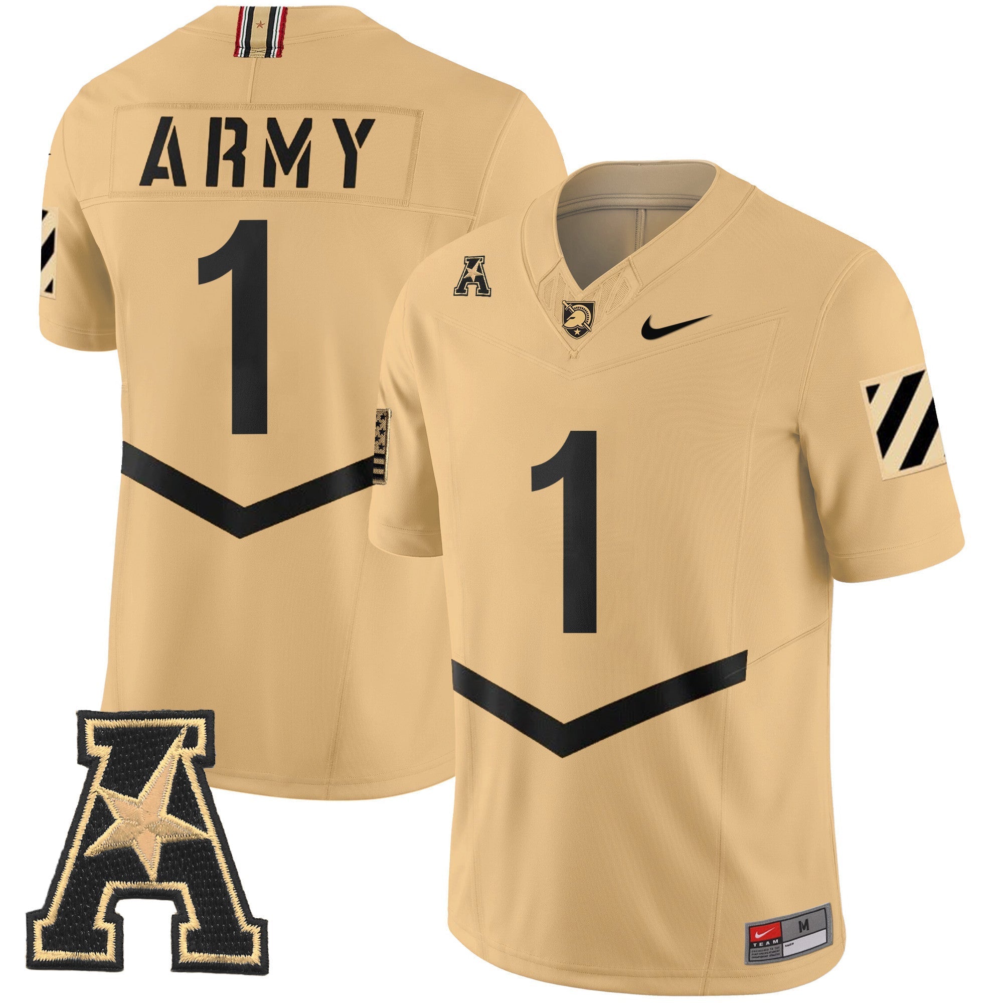 Men Army Black Knights 2024 Vapor Limited Jersey - AAC Patch - All Stitched