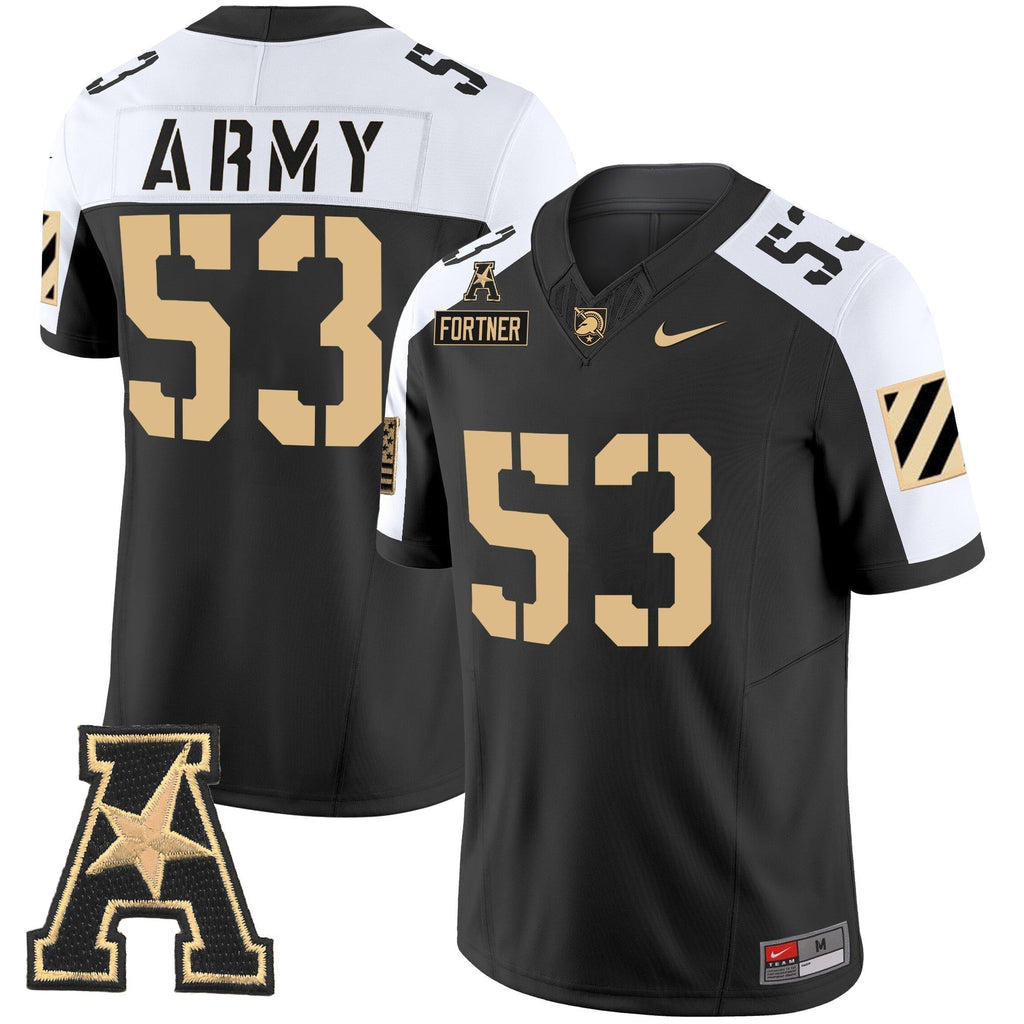 Men Army Black Knights 2024 Vapor Limited Jersey - AAC Patch - All Stitched