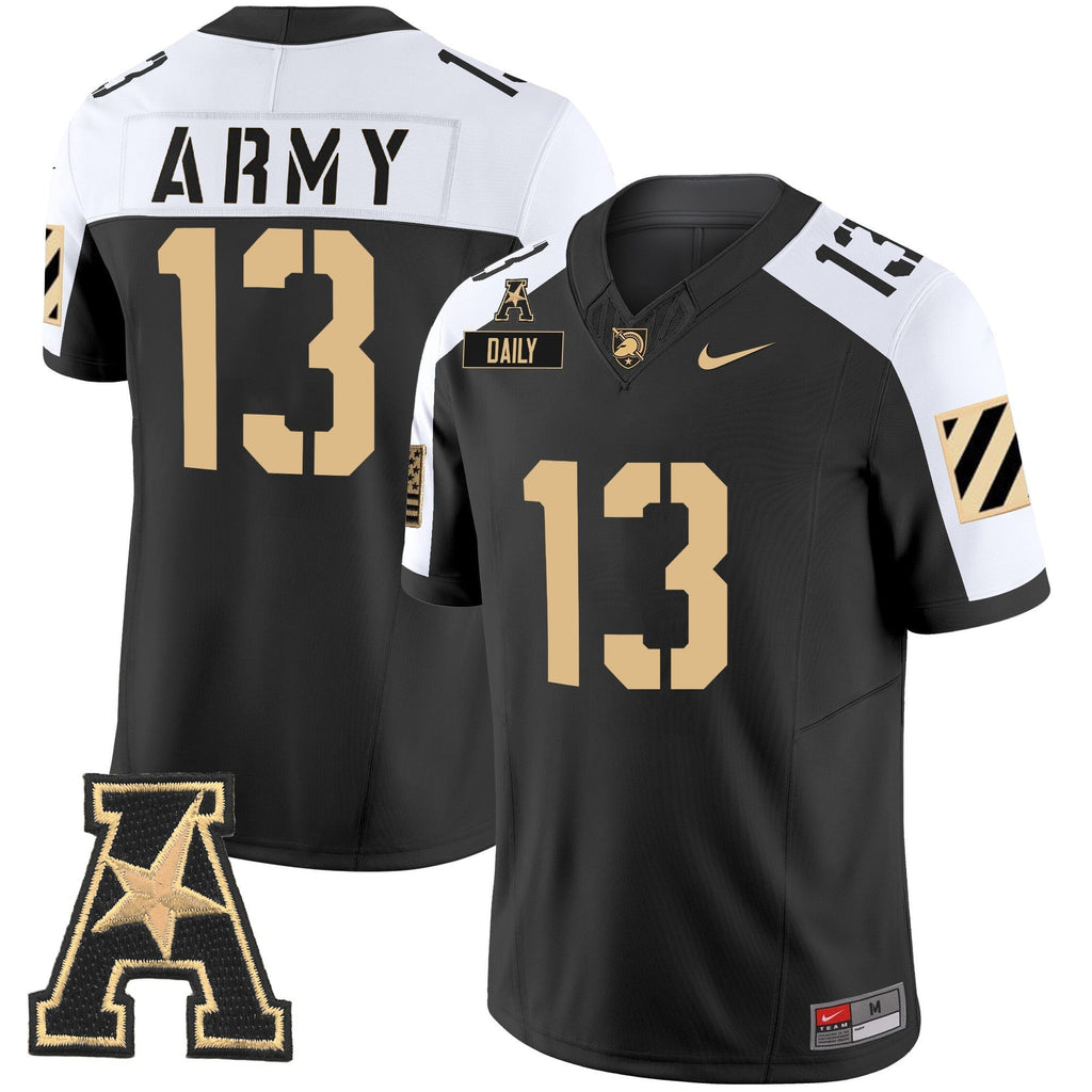 Men Army Black Knights 2024 Vapor Limited Jersey - AAC Patch - All Stitched