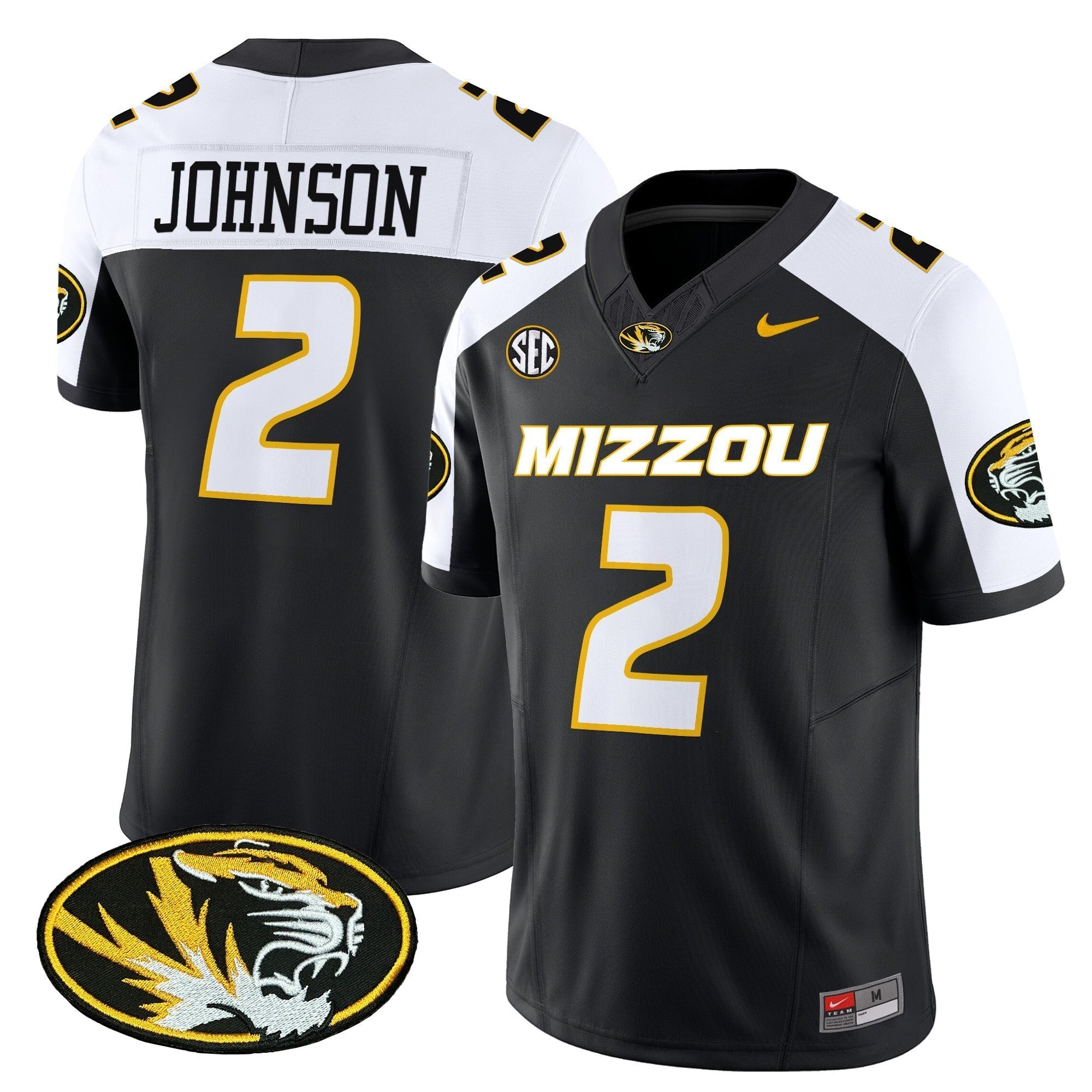 Men Missouri Tigers Vapor Limited Jersey - All Stitched