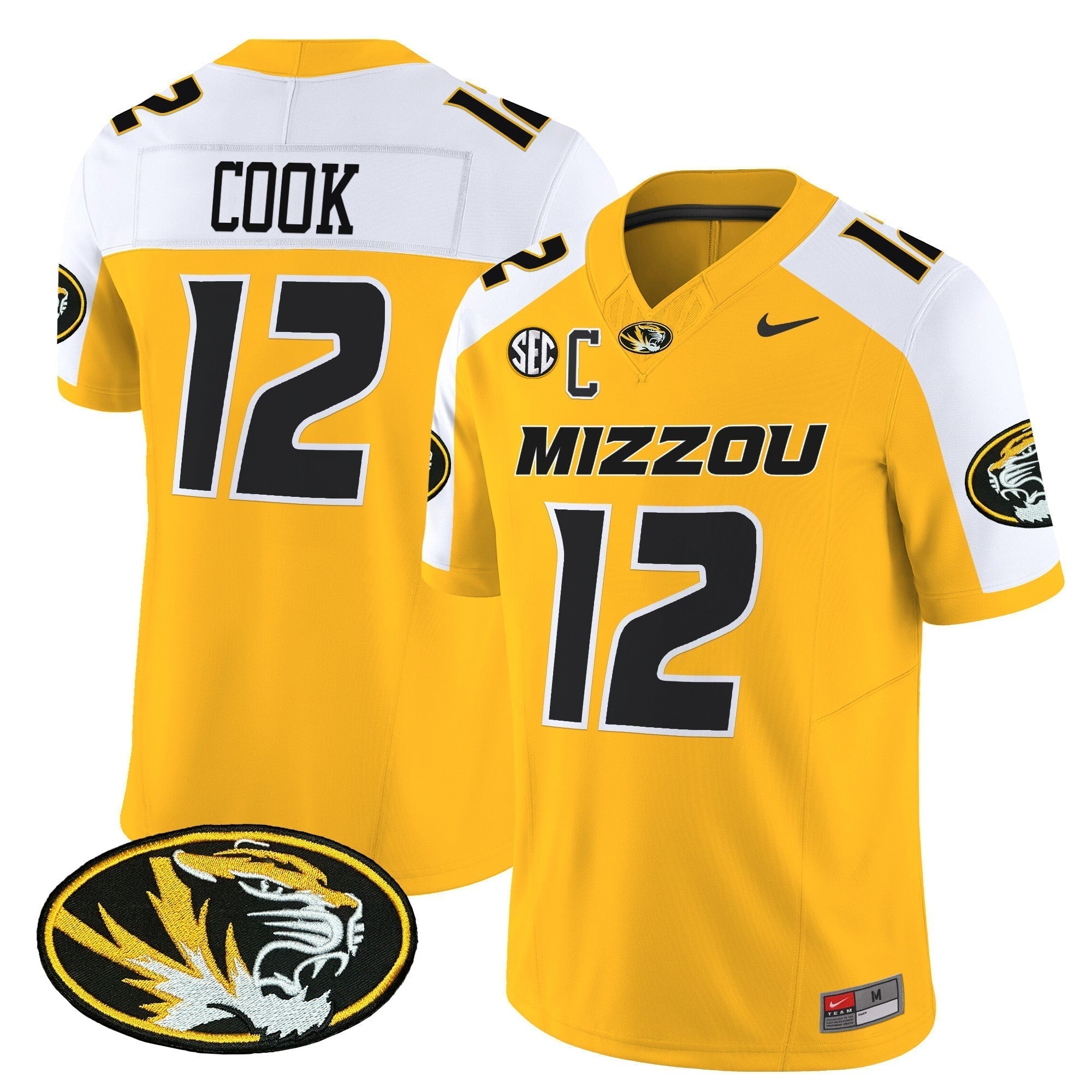 Men Missouri Tigers Vapor Limited Jersey - All Stitched
