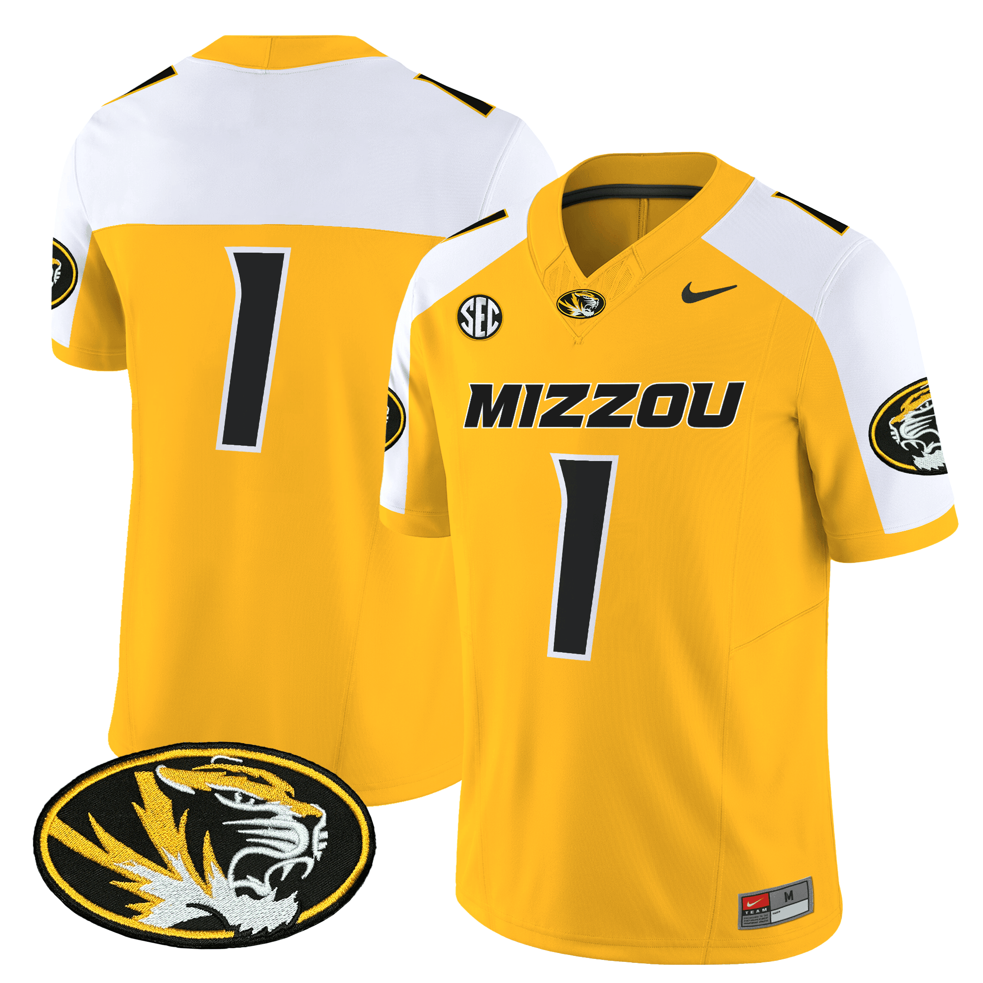 Men Missouri Tigers Vapor Limited Jersey - All Stitched