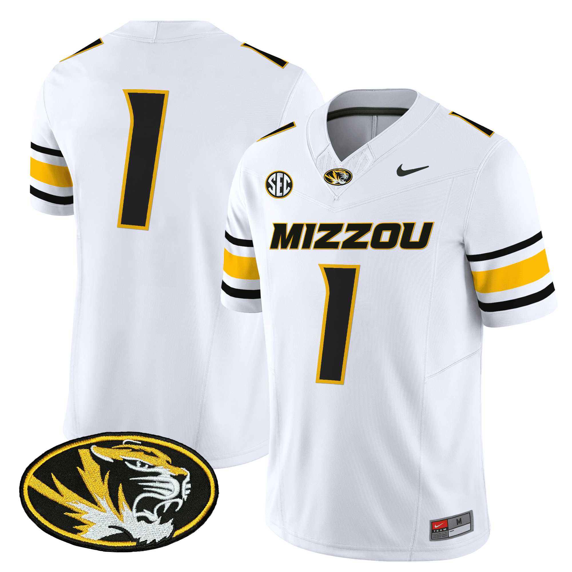 Men Missouri Tigers Vapor Limited Jersey - All Stitched