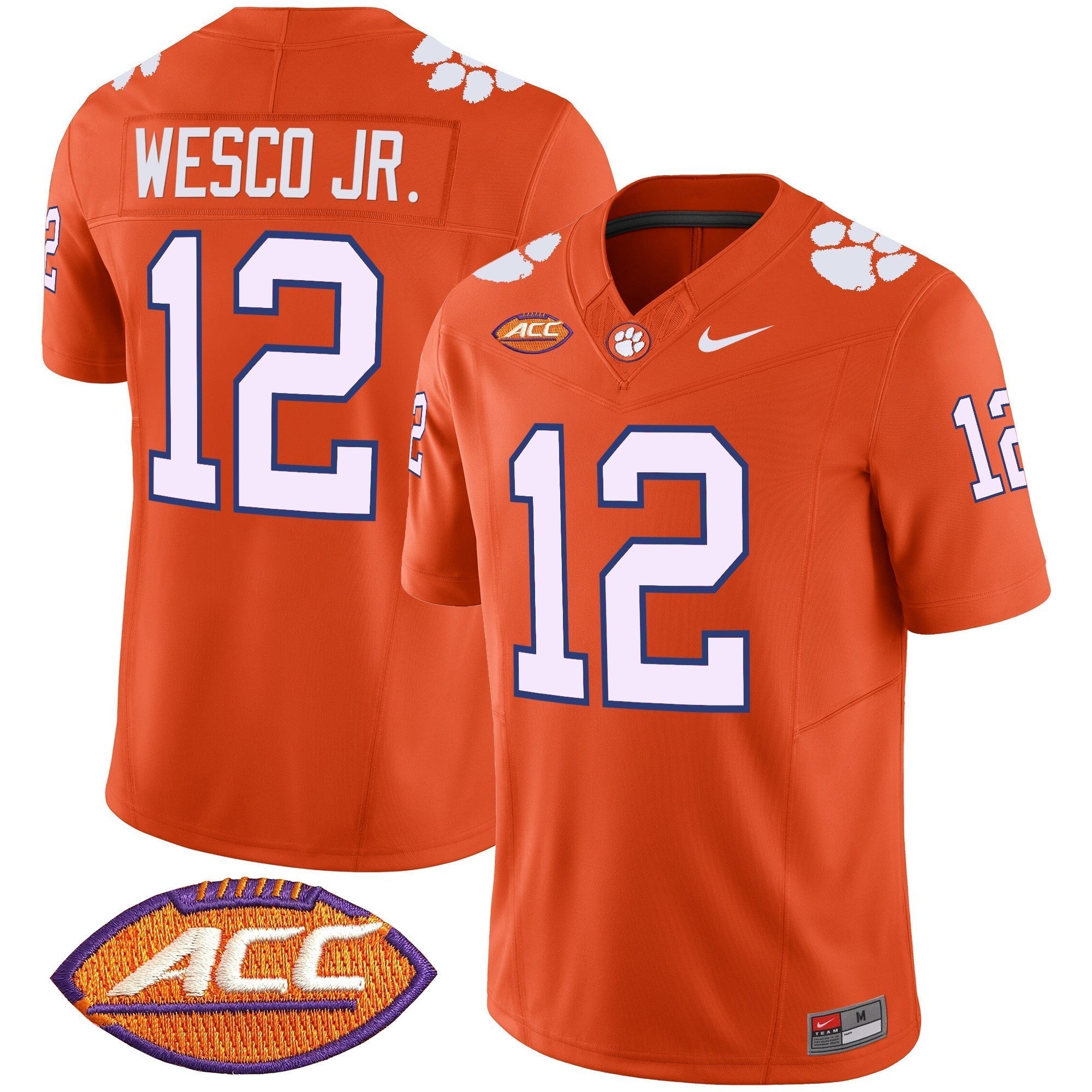 Men Clemson Tigers Vapor Limited Jersey V2 - All Stitched