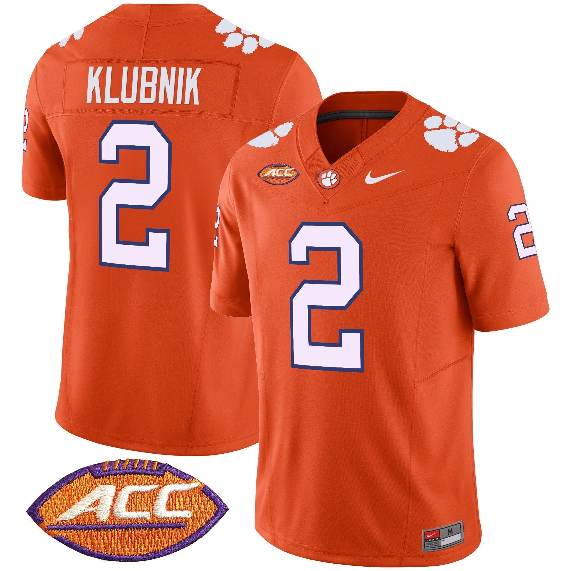 Men Clemson Tigers Vapor Limited Jersey V2 - All Stitched