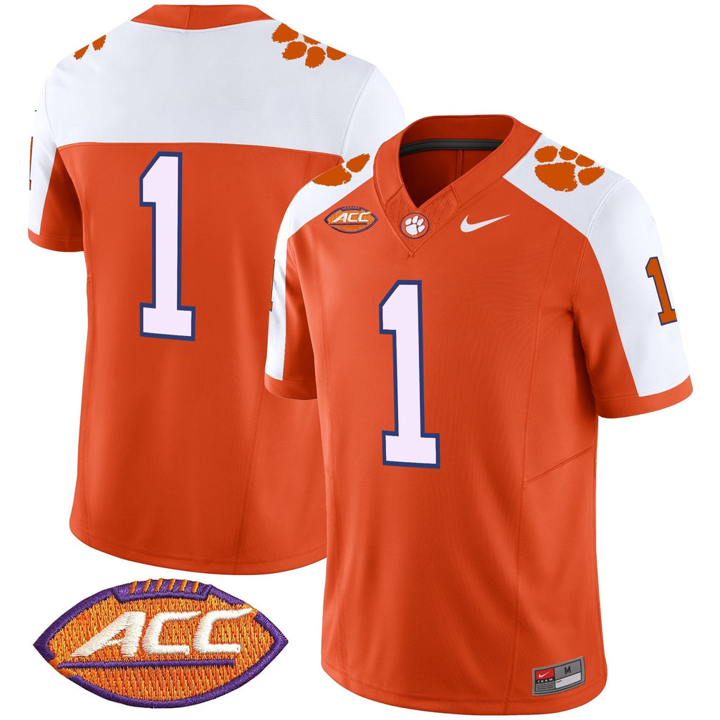 Men Clemson Tigers Vapor Limited Jersey V2 - All Stitched