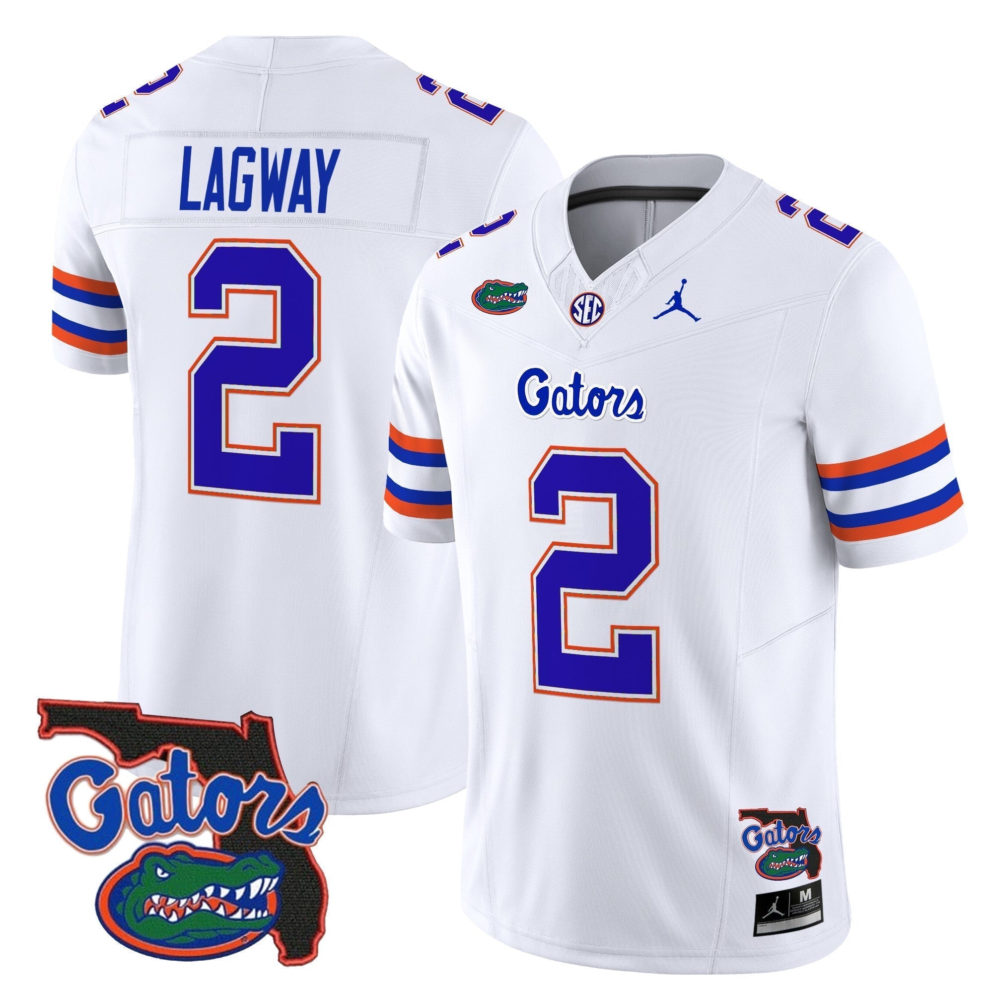 Men Florida Gators 2024 Florida Patch Vapor Limited Jersey - All Stitched