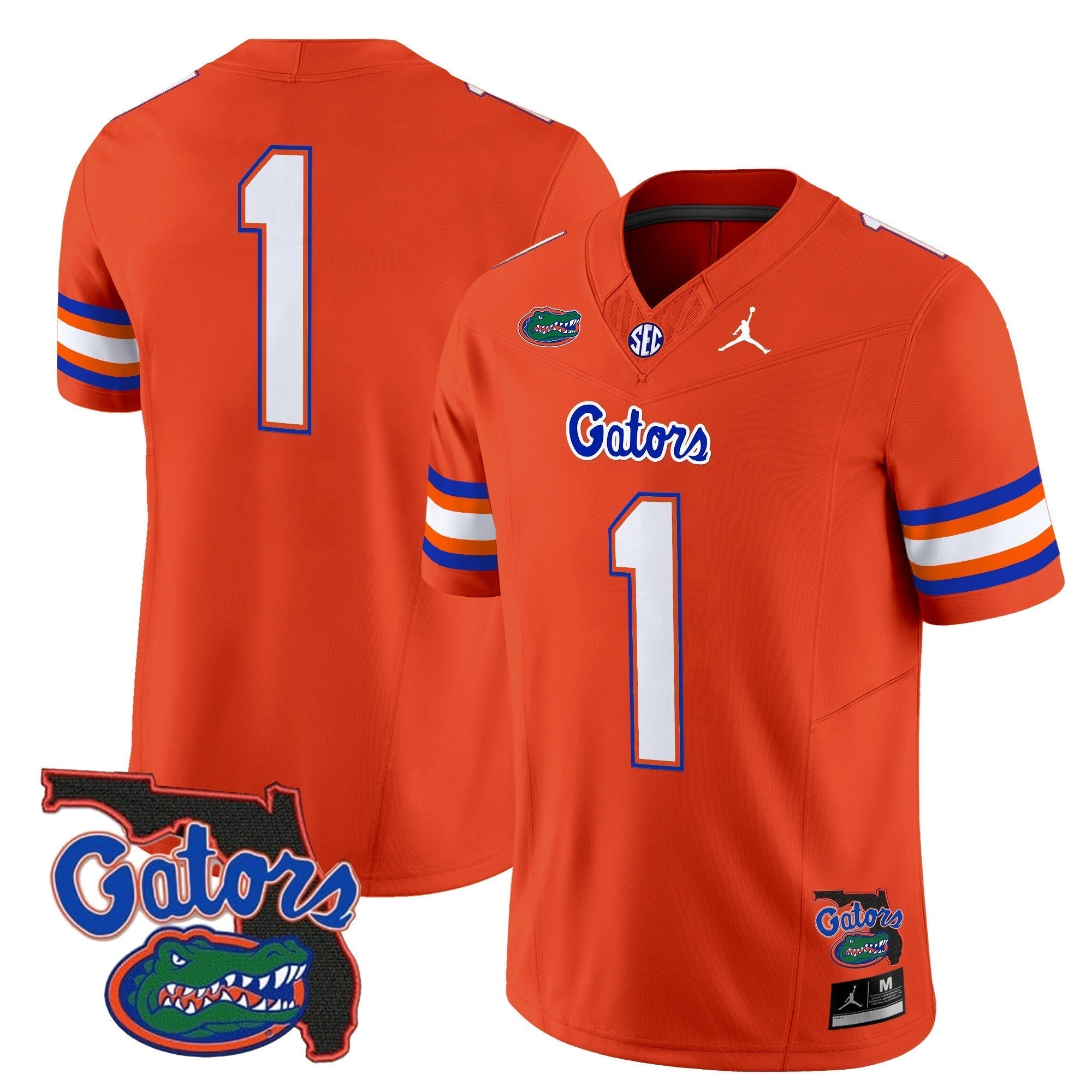 Men Florida Gators 2024 Florida Patch Vapor Limited Jersey - All Stitched