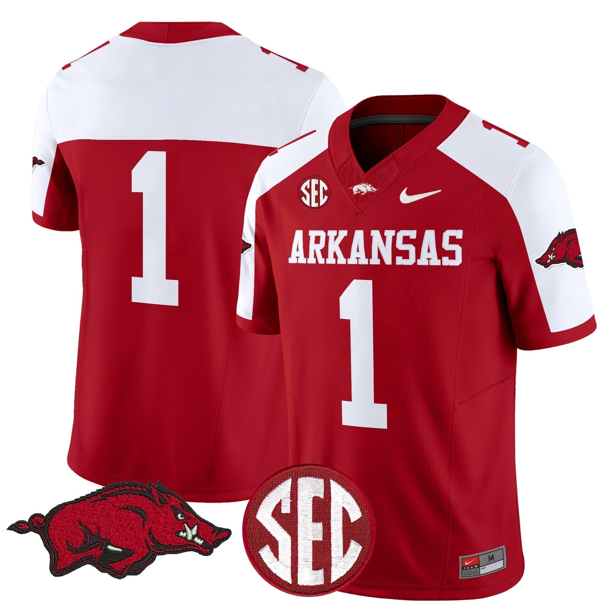 Men Arkansas Razorbacks Vapor Limited Jersey - All Stitched