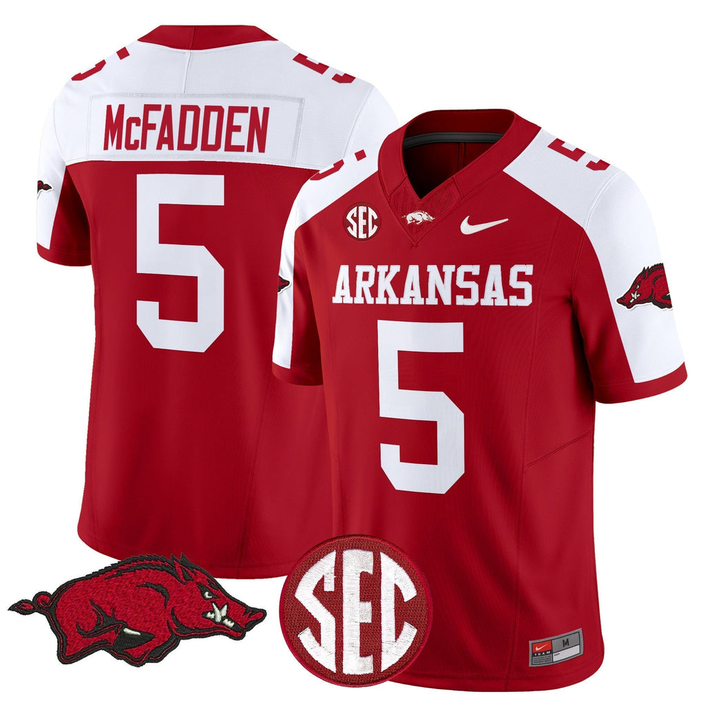 Men Arkansas Razorbacks Vapor Limited Jersey - All Stitched