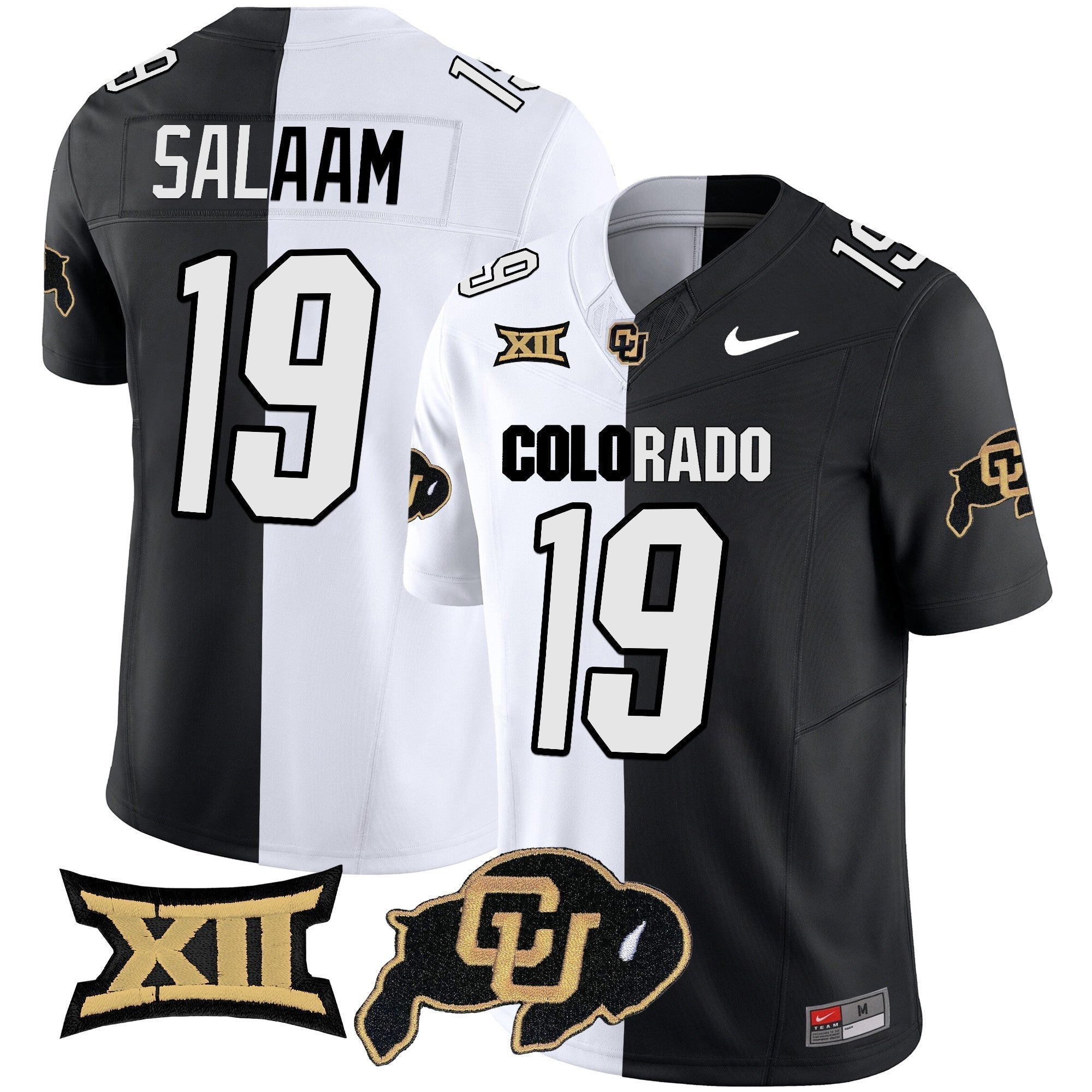 Men Colorado Buffaloes Vapor Limited Jersey V2 - Big 12 XII Patch - All Stitched