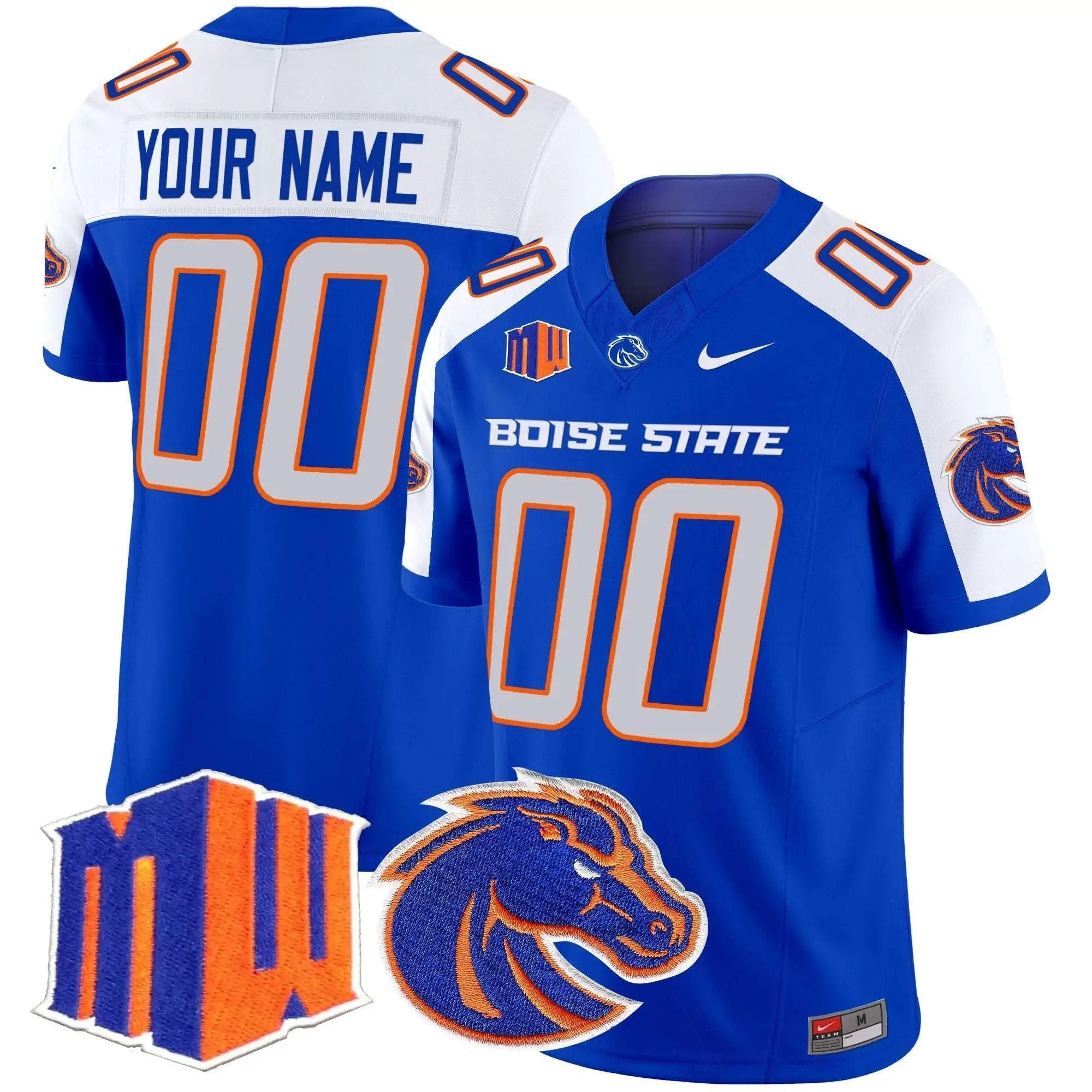Boise State Broncos Football 2025 Vapor Limited Custom Jersey