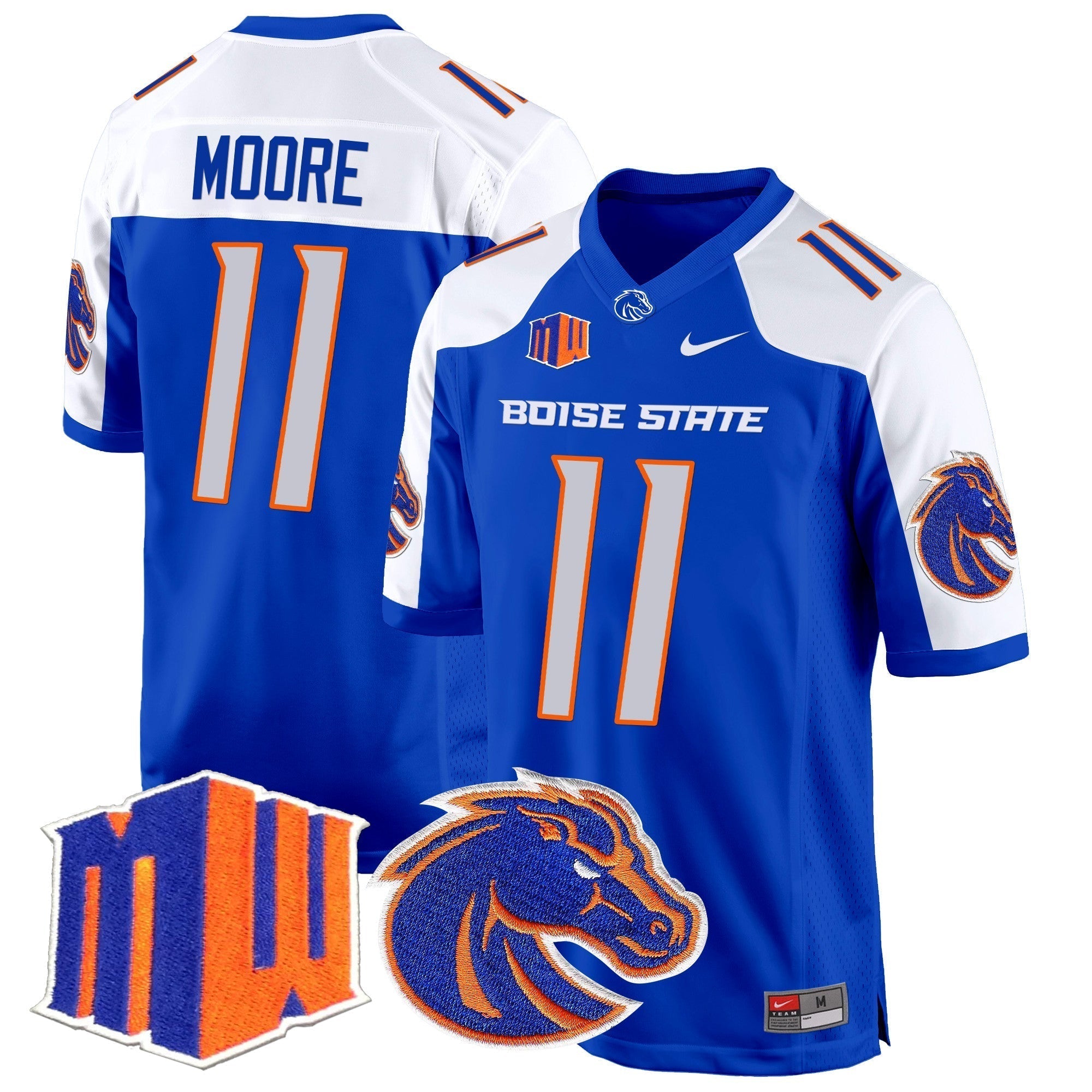 Men Boise State Broncos 2024 Game Jersey - All Stitched