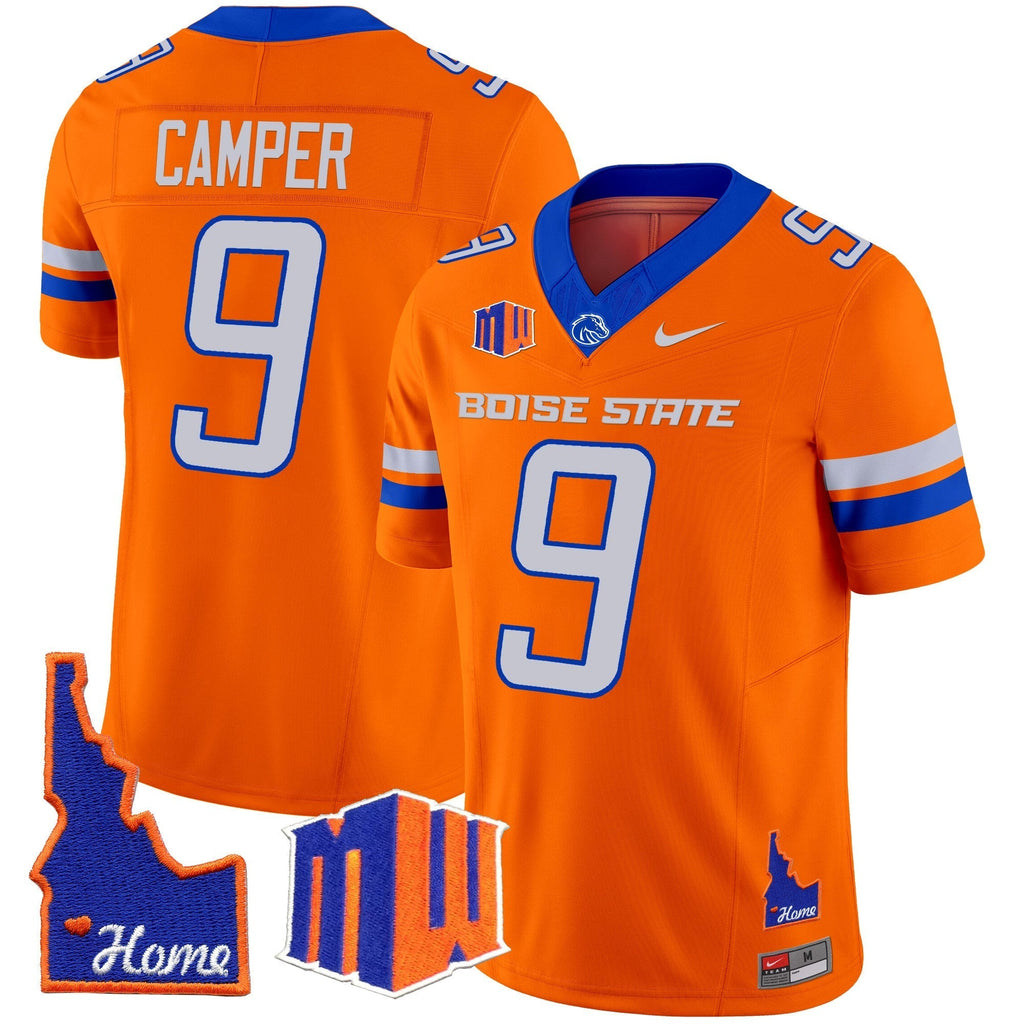 Men Boise State Broncos 2024 Home Patch Vapor Limited Jersey - All Stitched