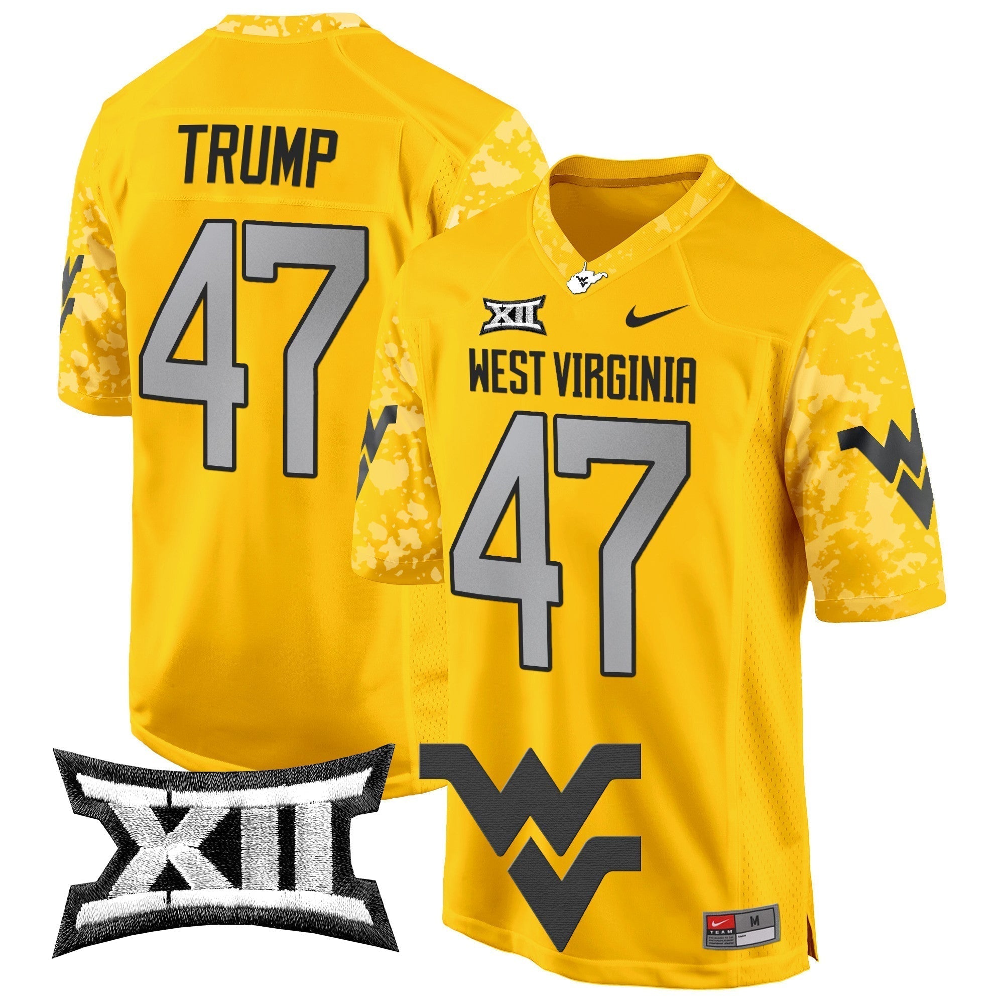 Men West Virginia Mountaineers 2024 Game Jersey - All Stitched