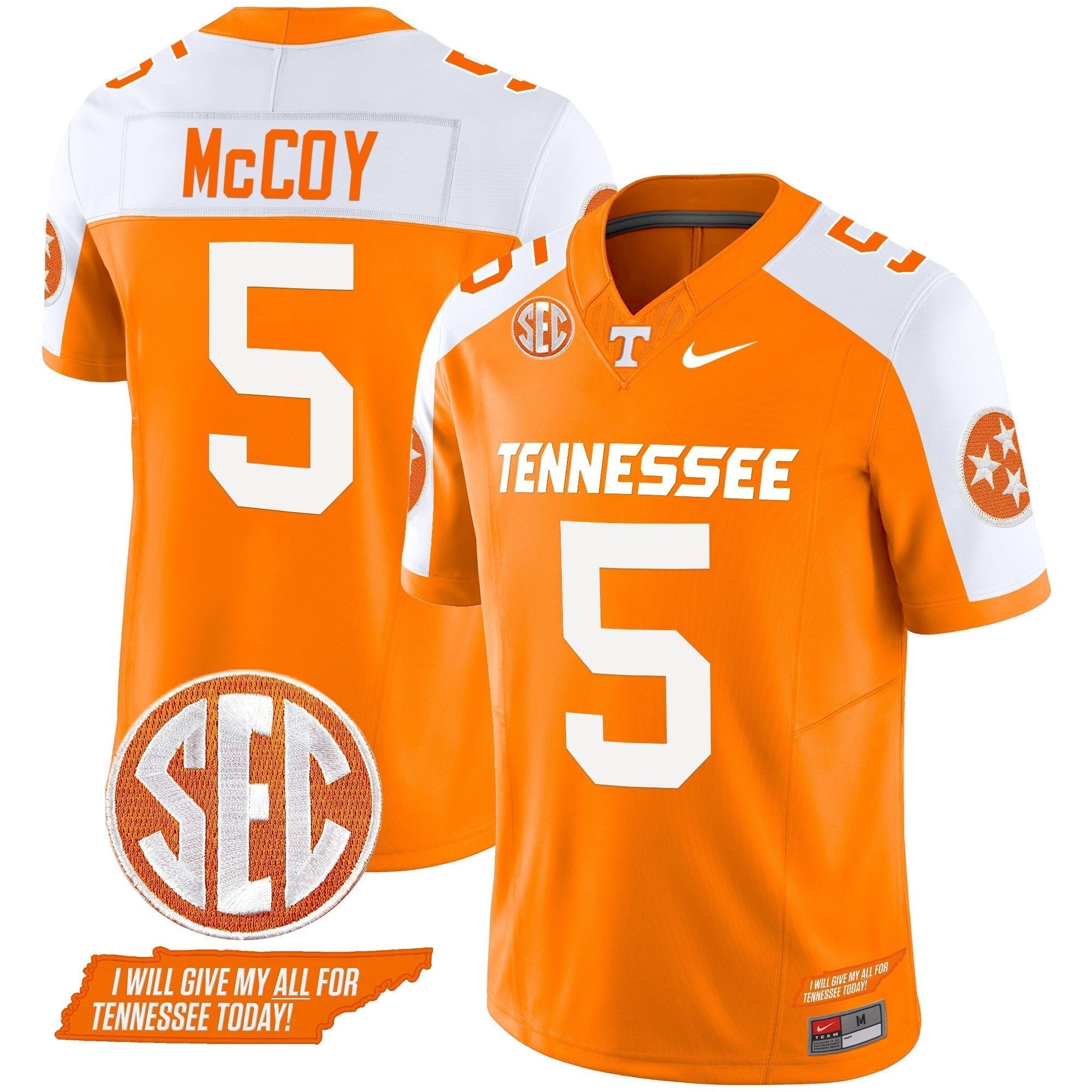 Men Tennessee Volunteers 2024 Vapor Limited Jersey V3 - All Stitched