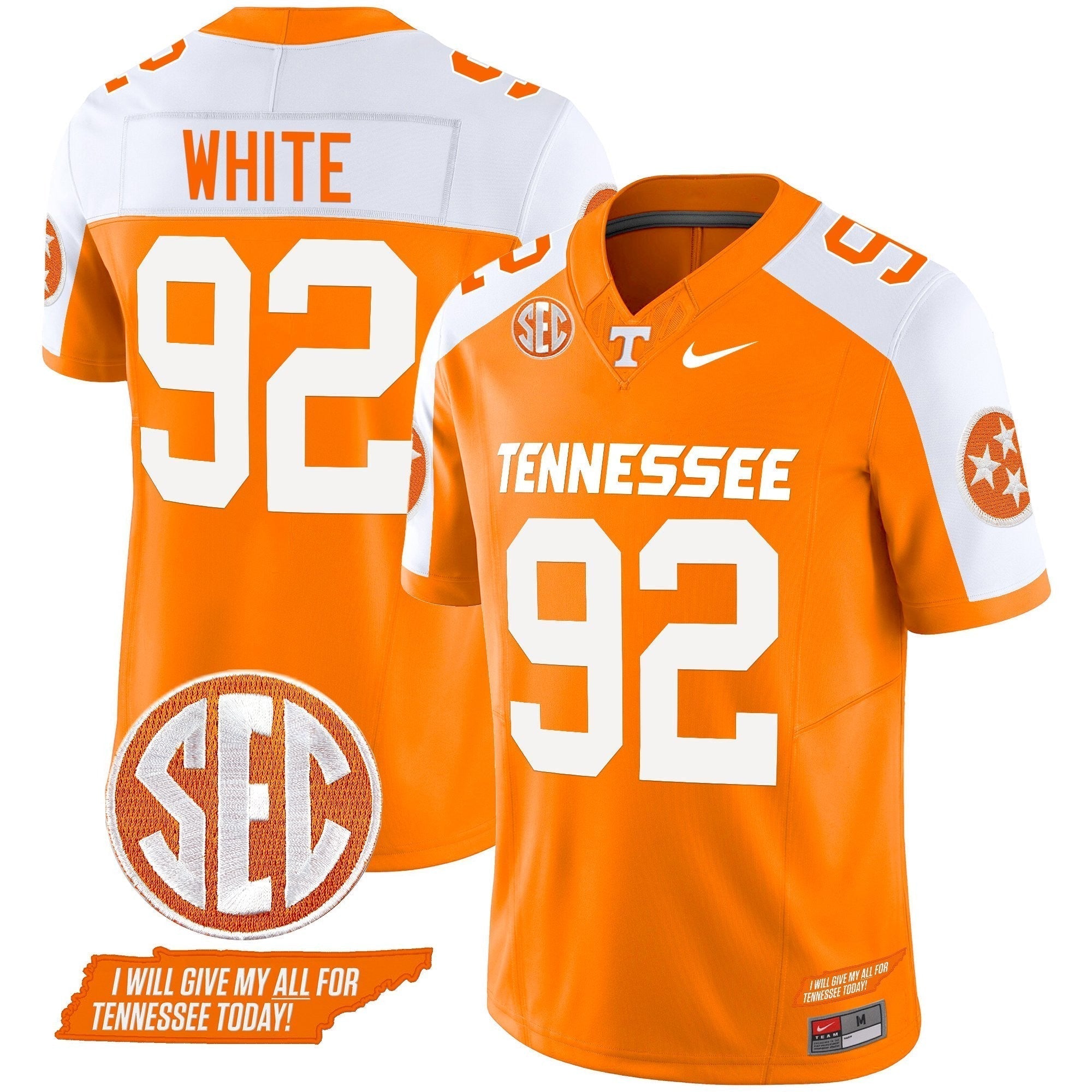 Men Tennessee Volunteers 2024 Vapor Limited Jersey V3 - All Stitched