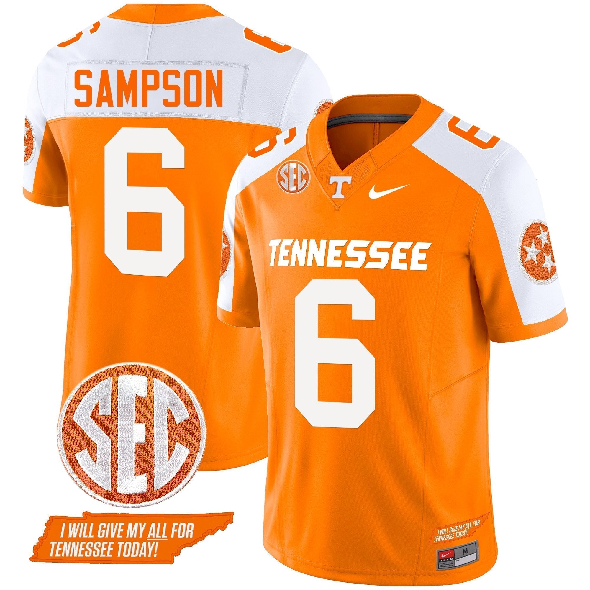 Men Tennessee Volunteers 2024 Vapor Limited Jersey V3 - All Stitched