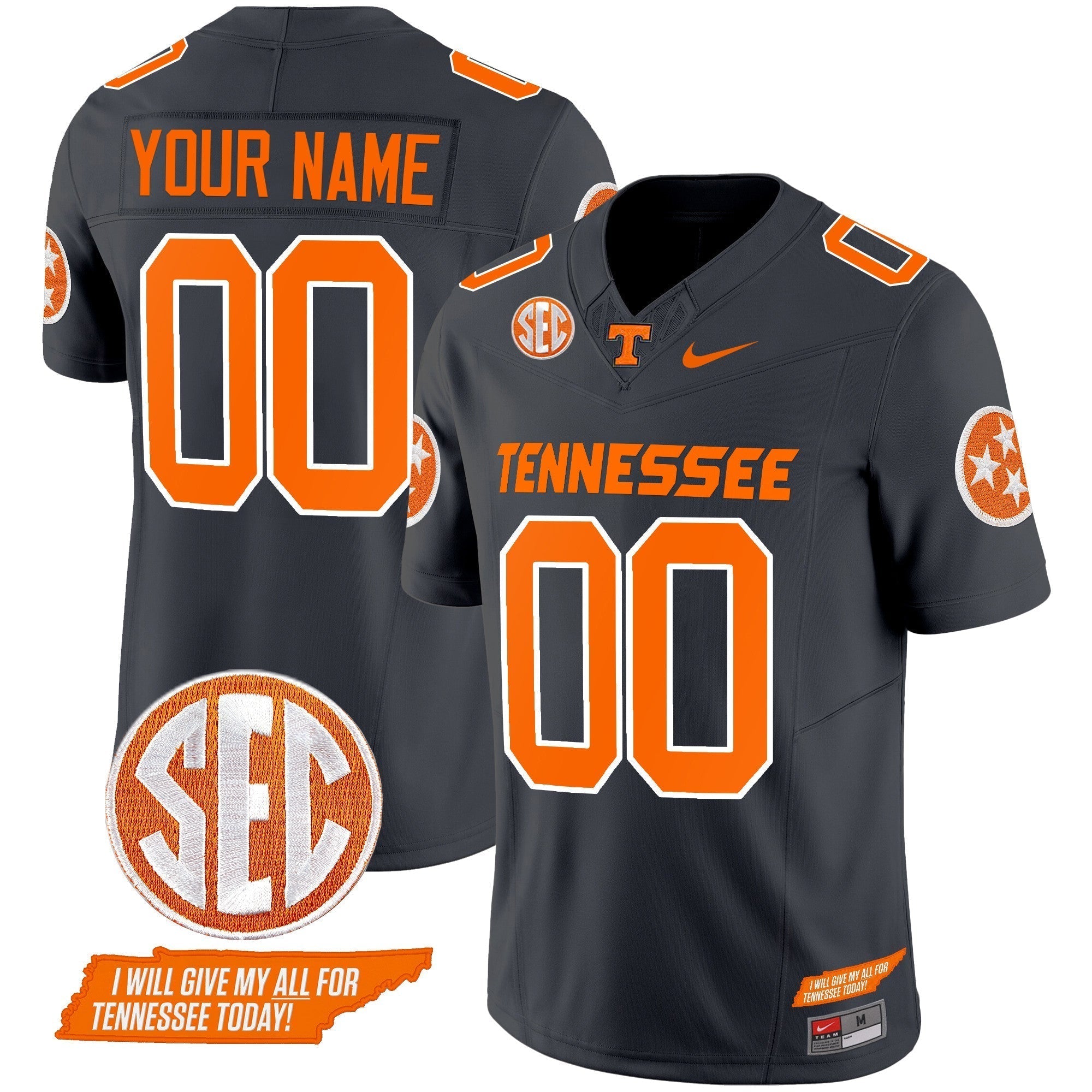 Custom Tennessee Volunteers 2024 Vapor Limited Jersey V3 - All Stitched