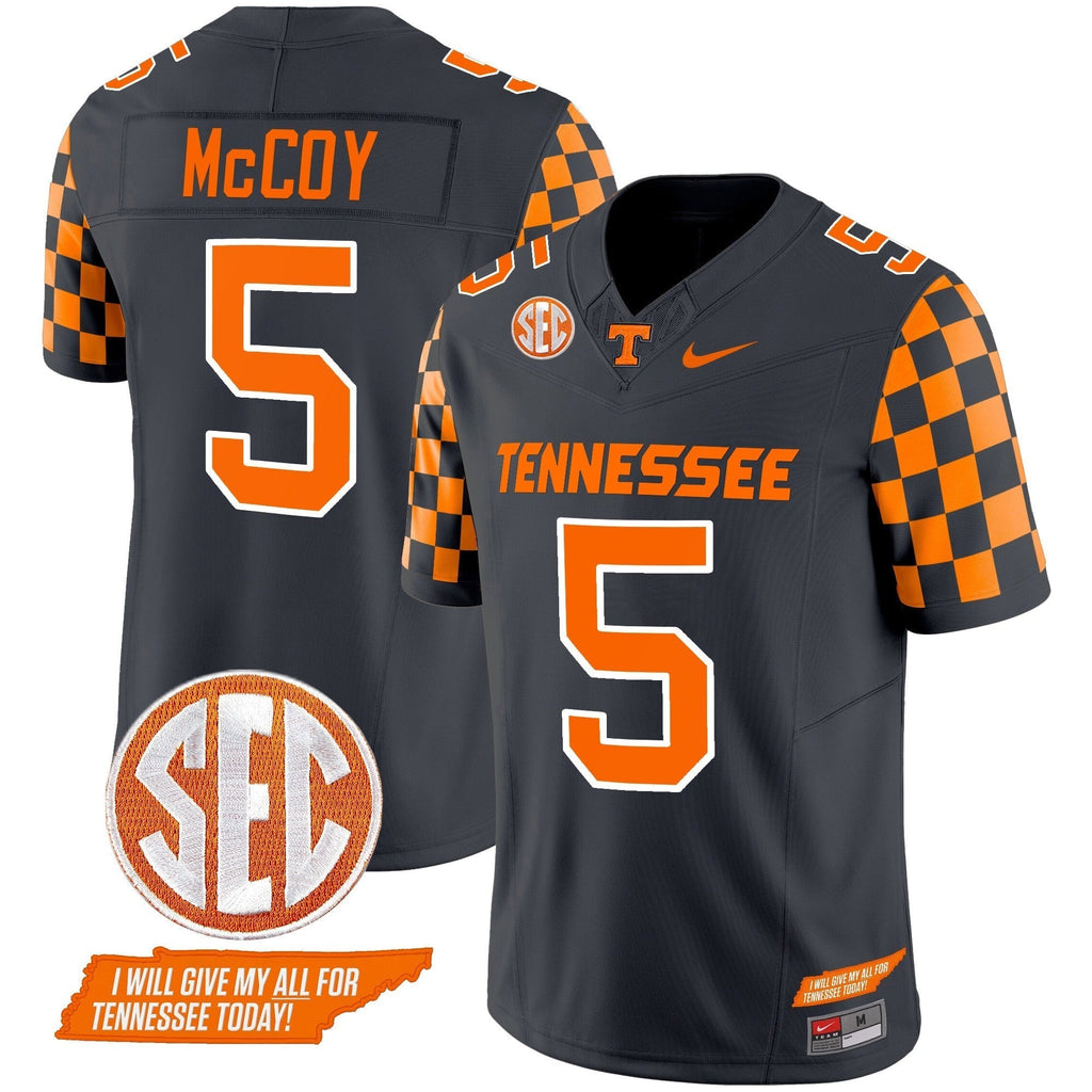 Men Tennessee Volunteers 2024 Checkerboard Vapor Limited Jersey V2 - All Stitched