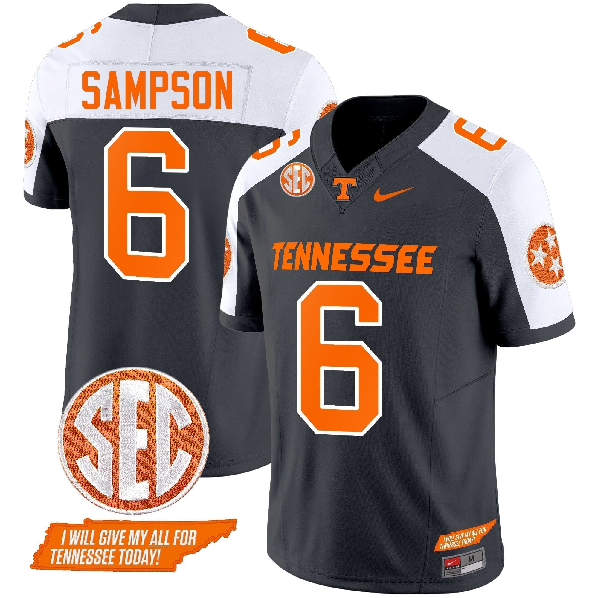 Men Tennessee Volunteers 2024 Checkerboard Vapor Limited Jersey V2 - All Stitched