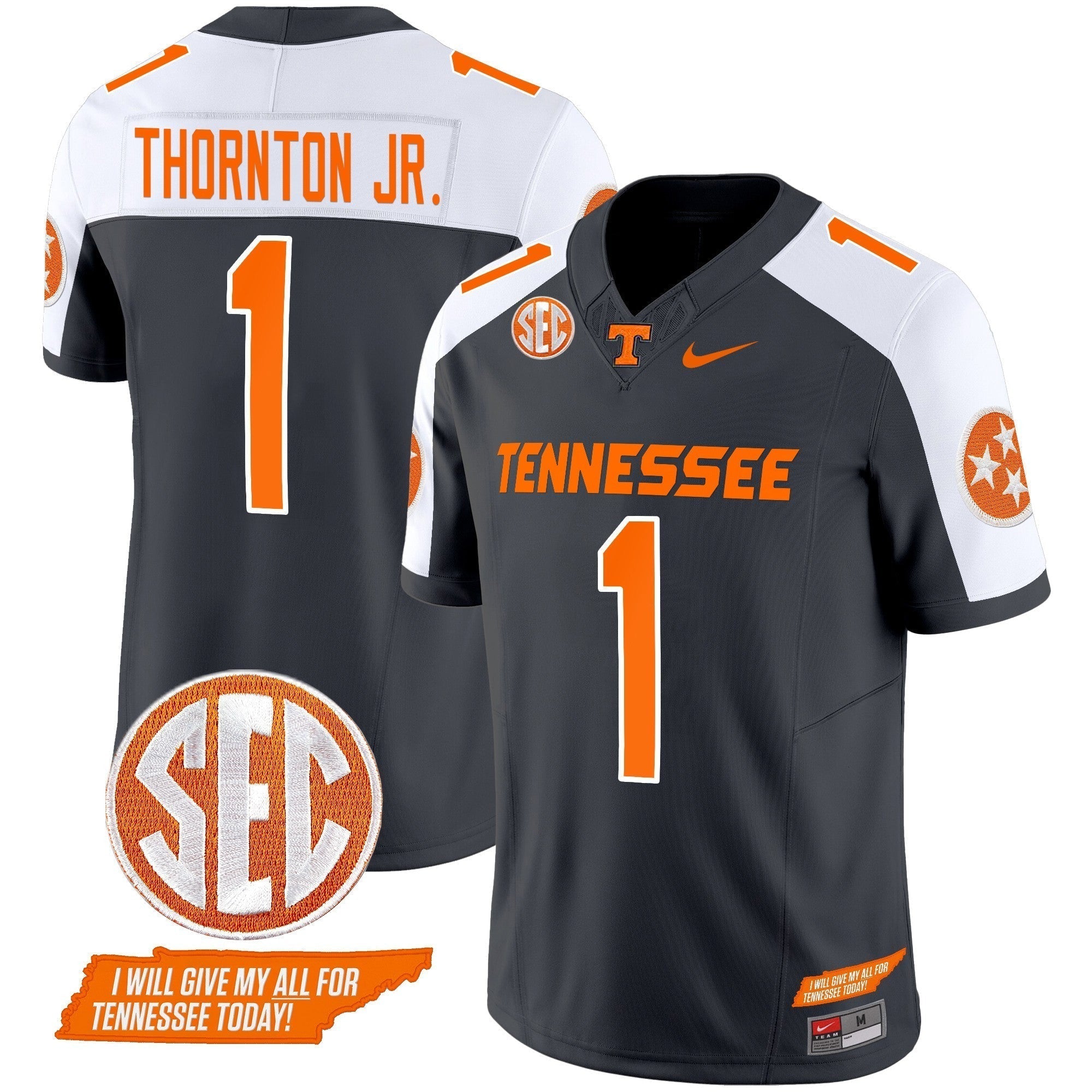Men Tennessee Volunteers 2024 Checkerboard Vapor Limited Jersey V2 - All Stitched