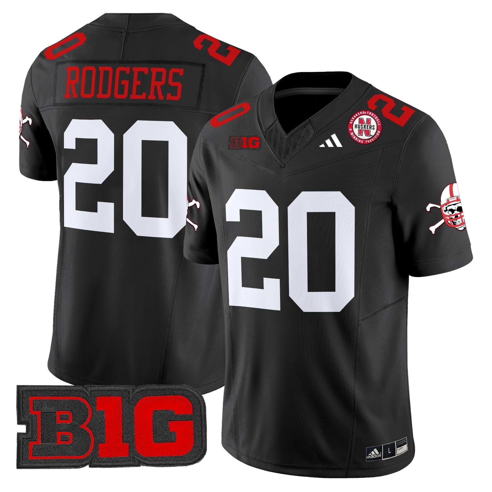 Men Nebraska Cornhuskers 2024 Vapor Limited Jersey V2 - All Stitched