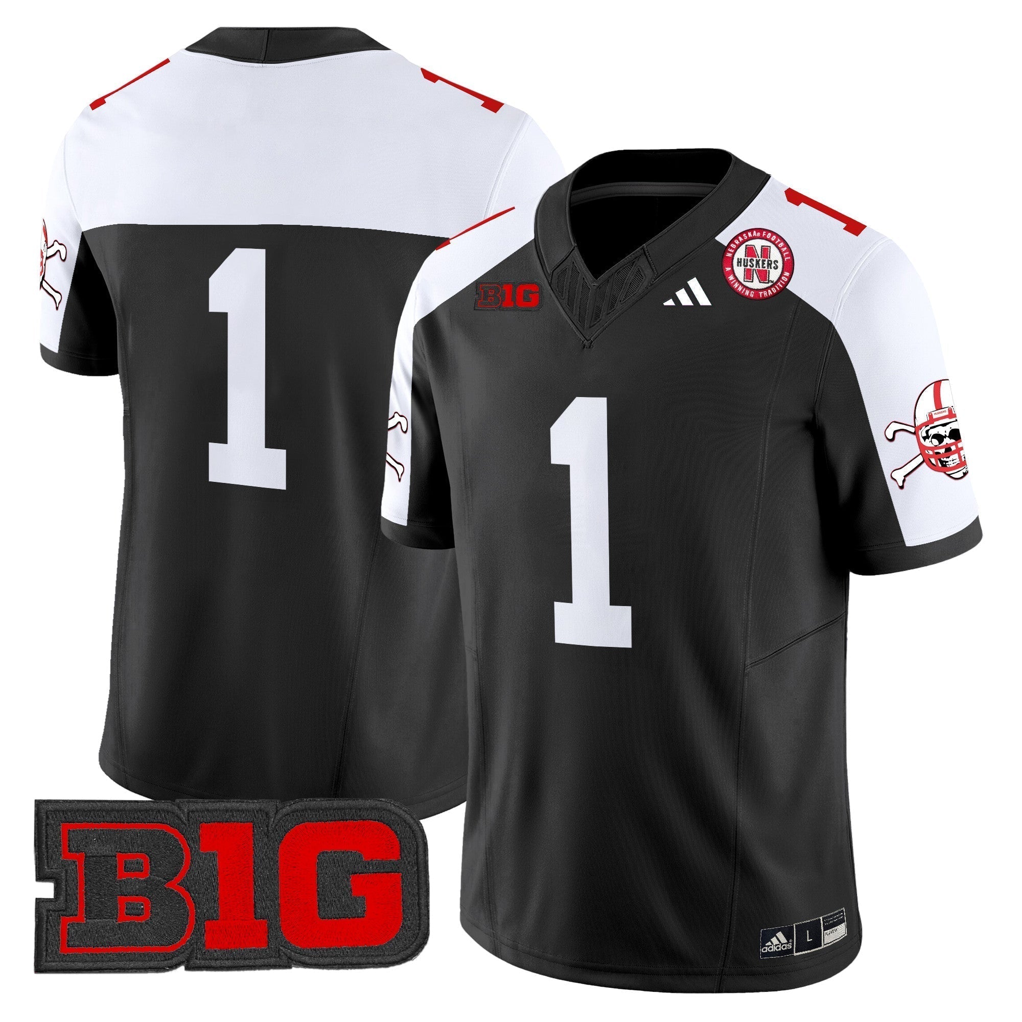 Men Nebraska Cornhuskers 2024 Vapor Limited Jersey V2 - All Stitched