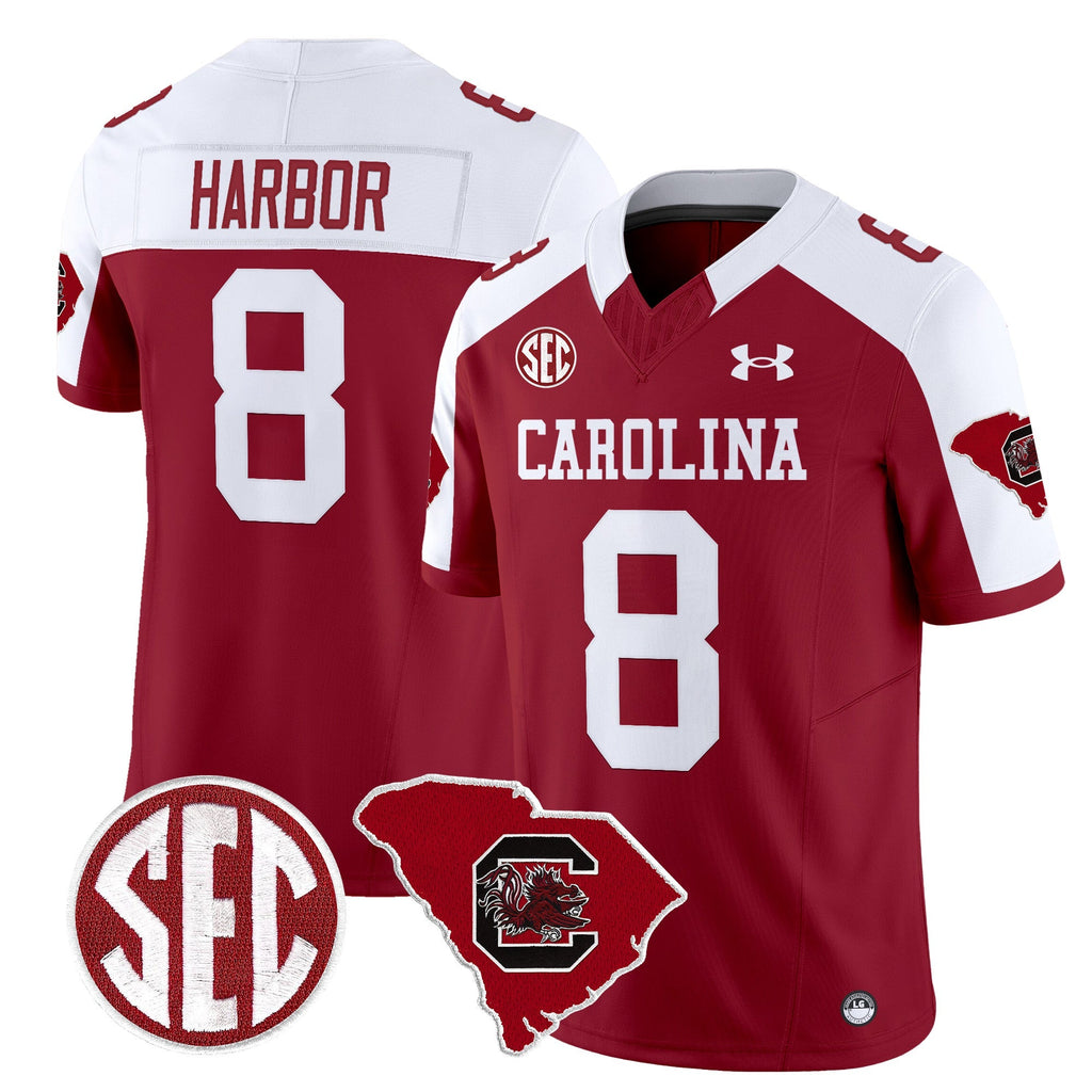 Men South Carolina Gamecocks 1980 Throwback Home Patch Vapor Limited Jersey - All Stitched
