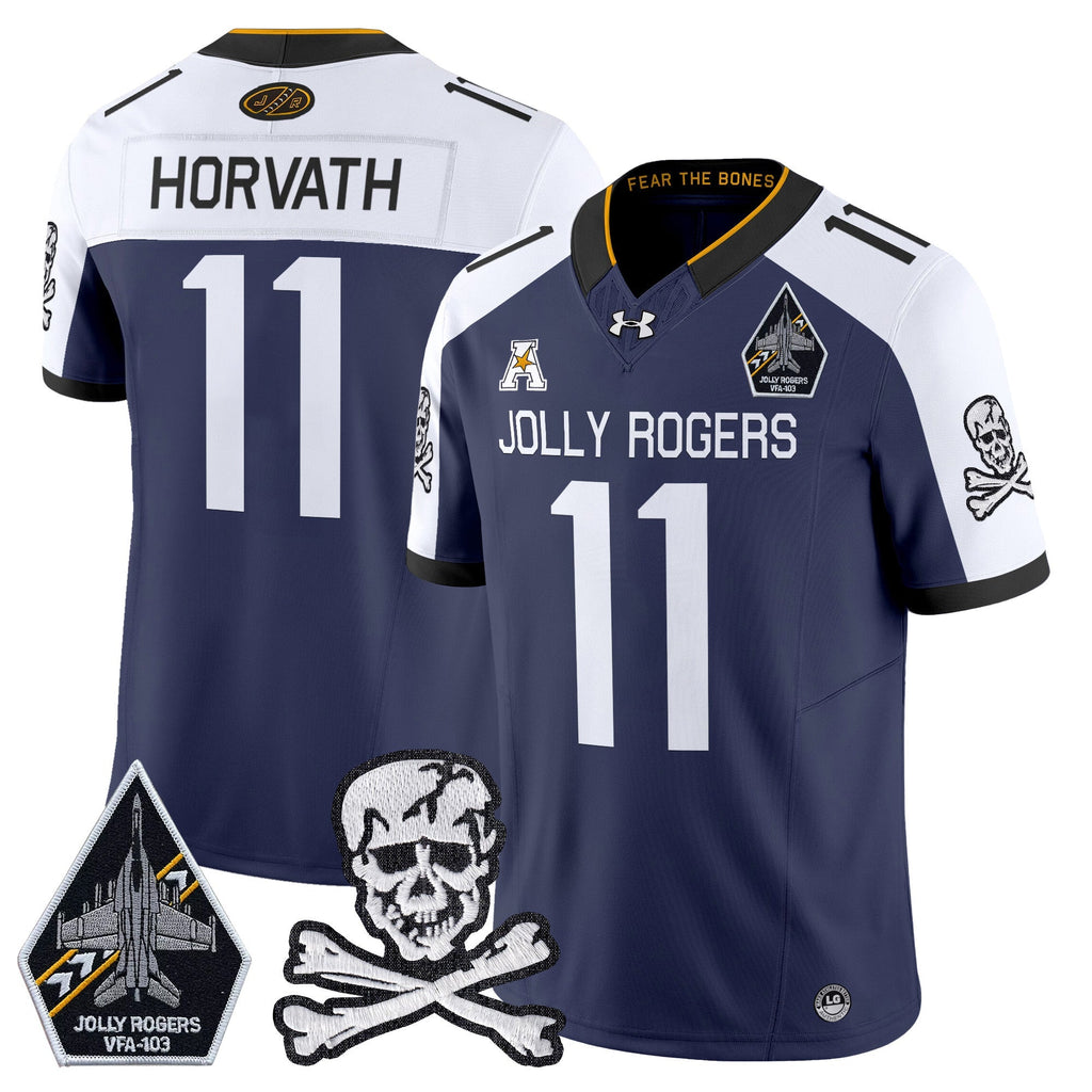 Men Navy Midshipmen 2024 Vapor Limited Jersey V5 - All Stitched