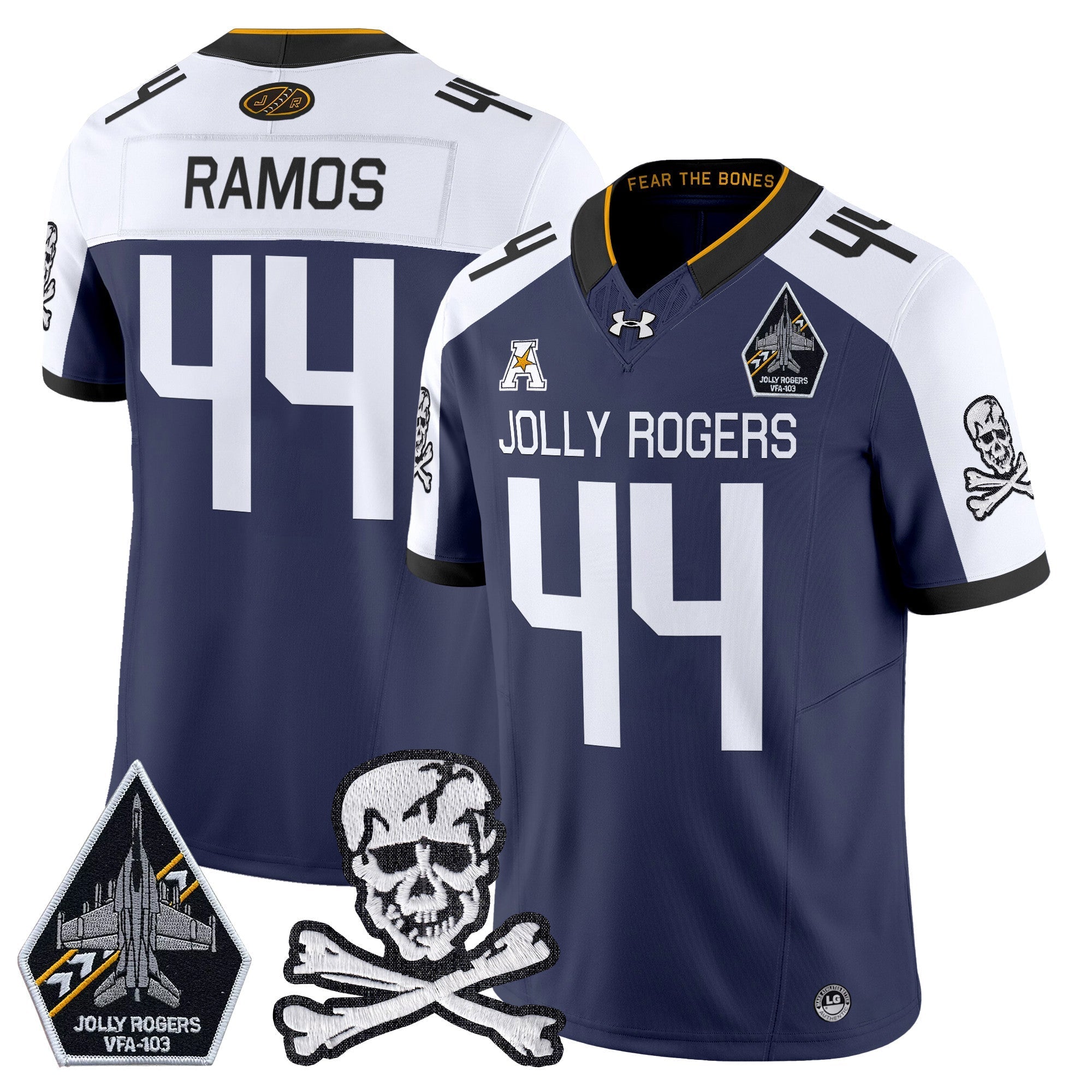 Men Navy Midshipmen 2024 Vapor Limited Jersey V5 - All Stitched
